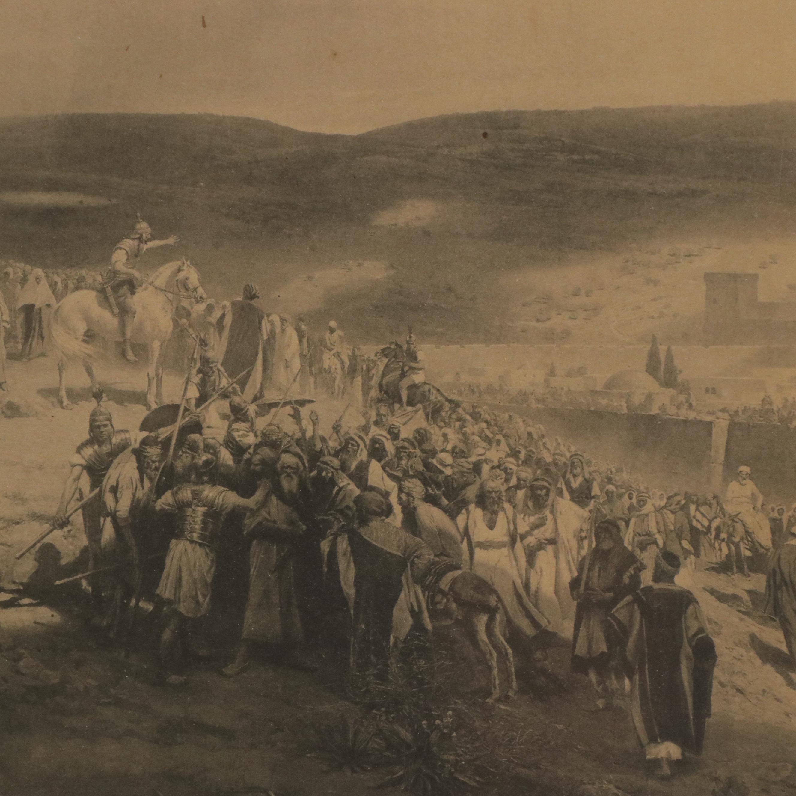 Photogravure After Jan Styka "Golgotha - The Crucifixion on Calvary," 1905