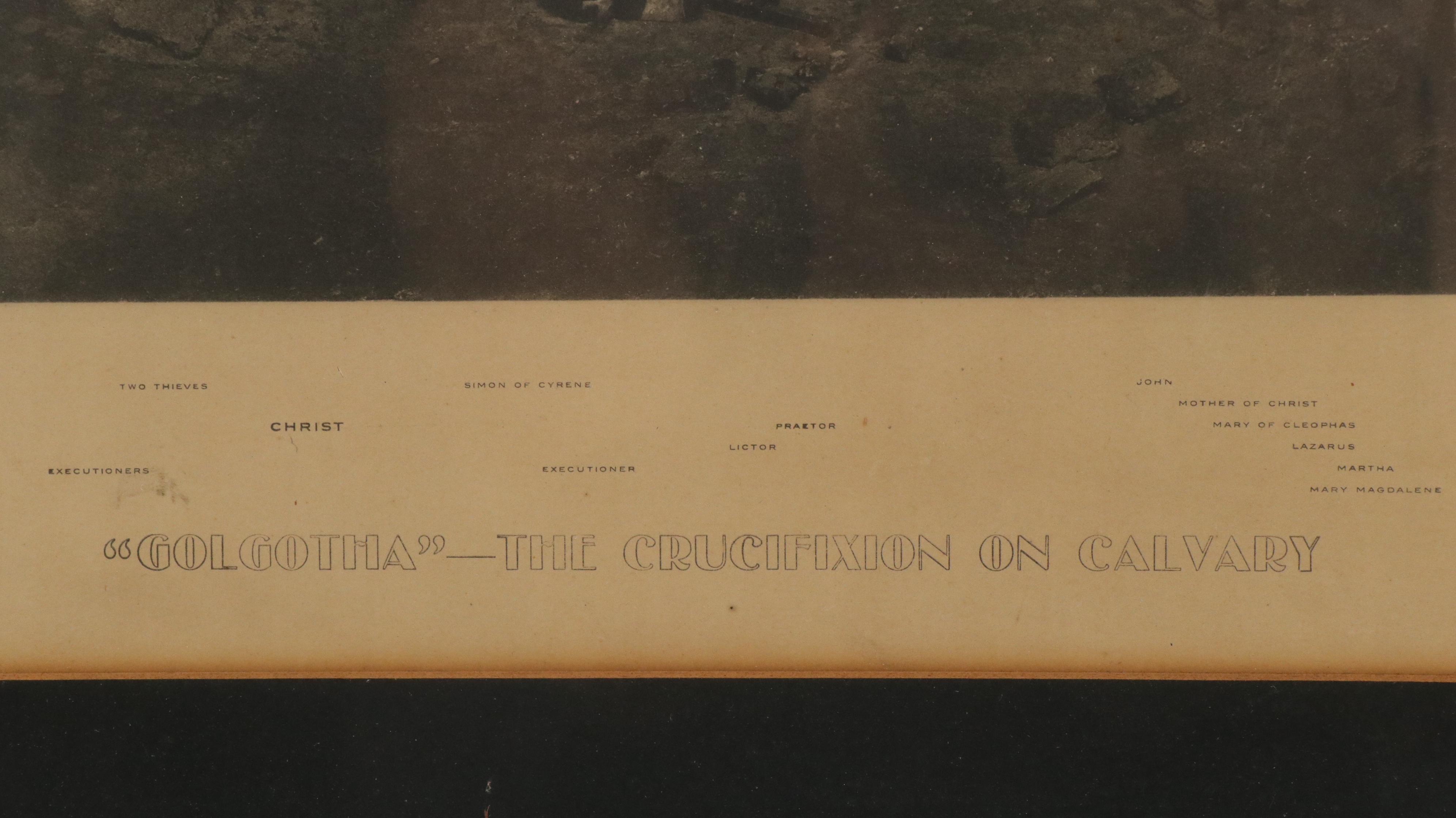 Photogravure After Jan Styka "Golgotha - The Crucifixion on Calvary," 1905