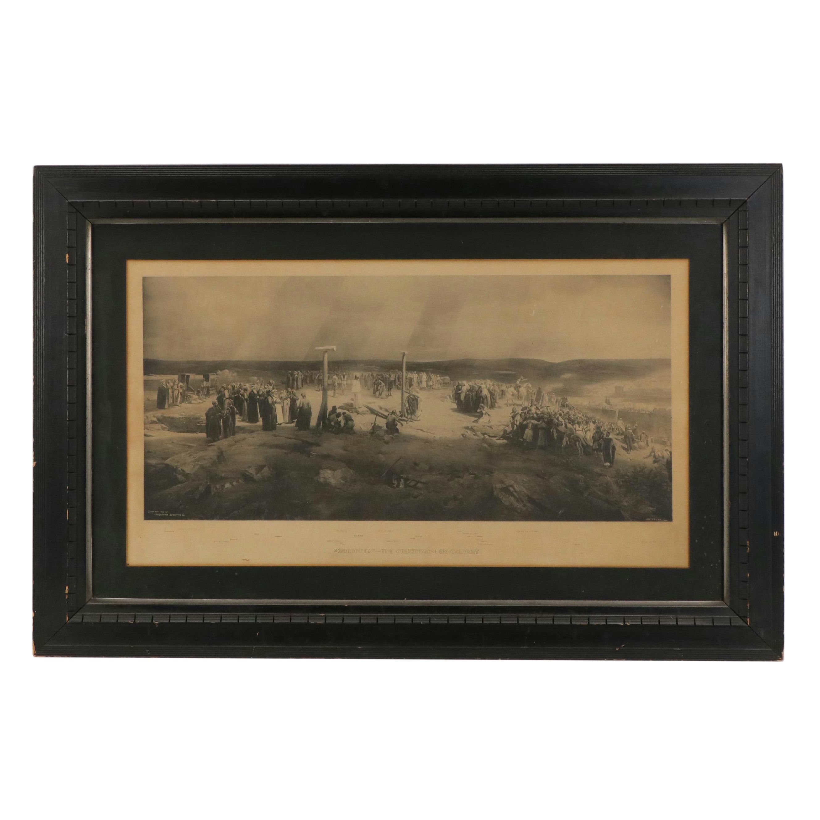 Photogravure After Jan Styka "Golgotha - The Crucifixion on Calvary," 1905