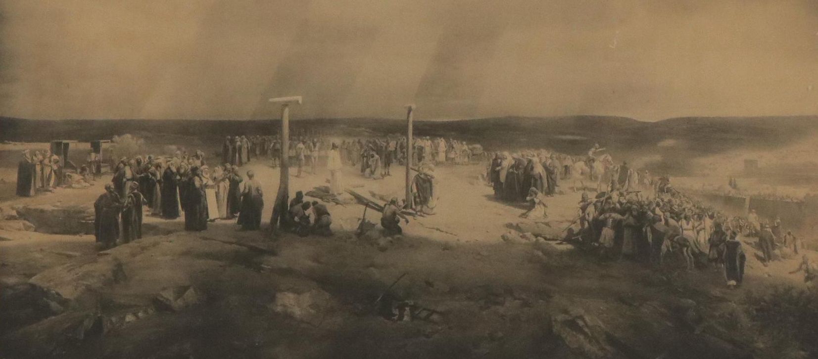 Photogravure After Jan Styka "Golgotha - The Crucifixion on Calvary," 1905