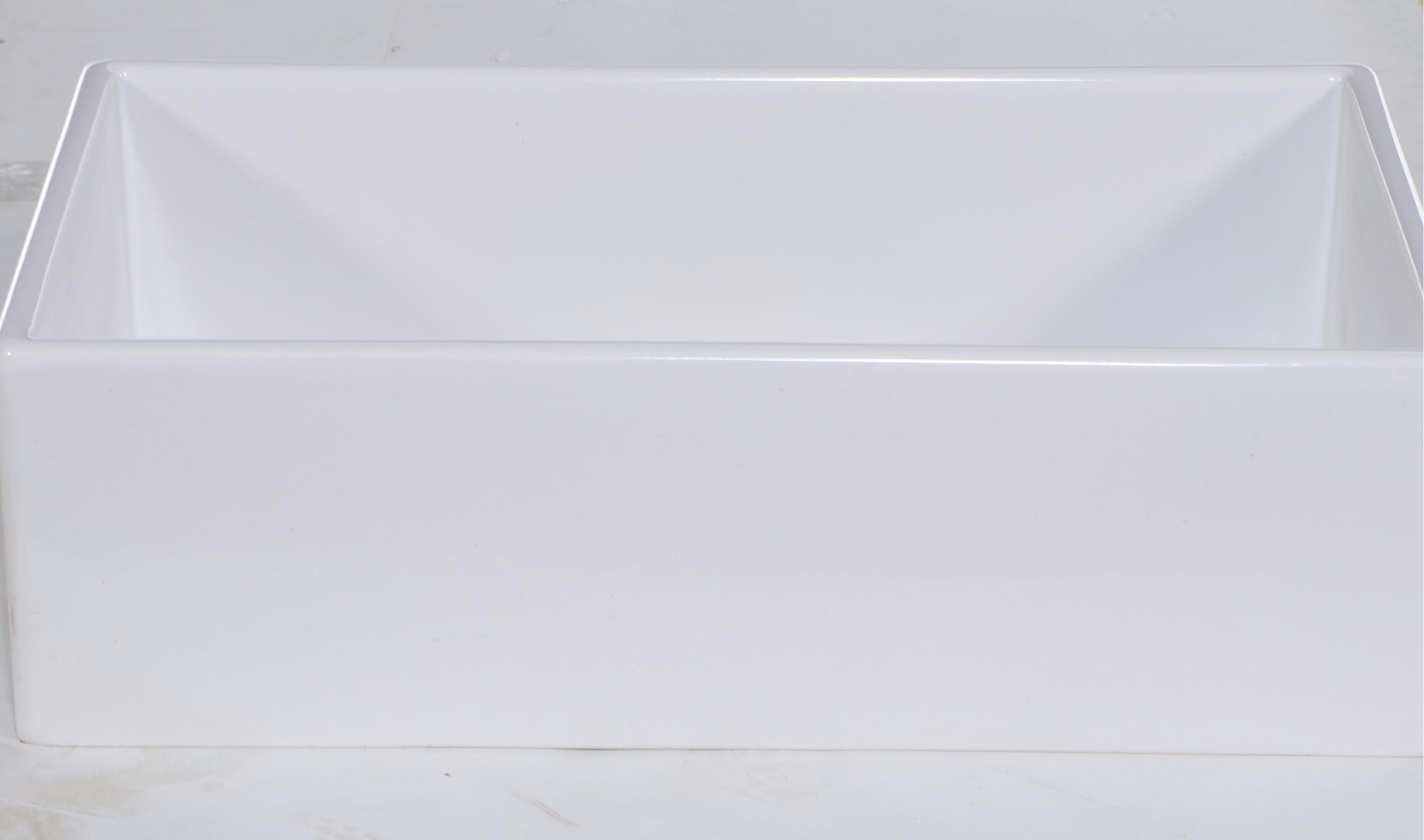Fireclay 33" White Ceramic Farmhouse Sink