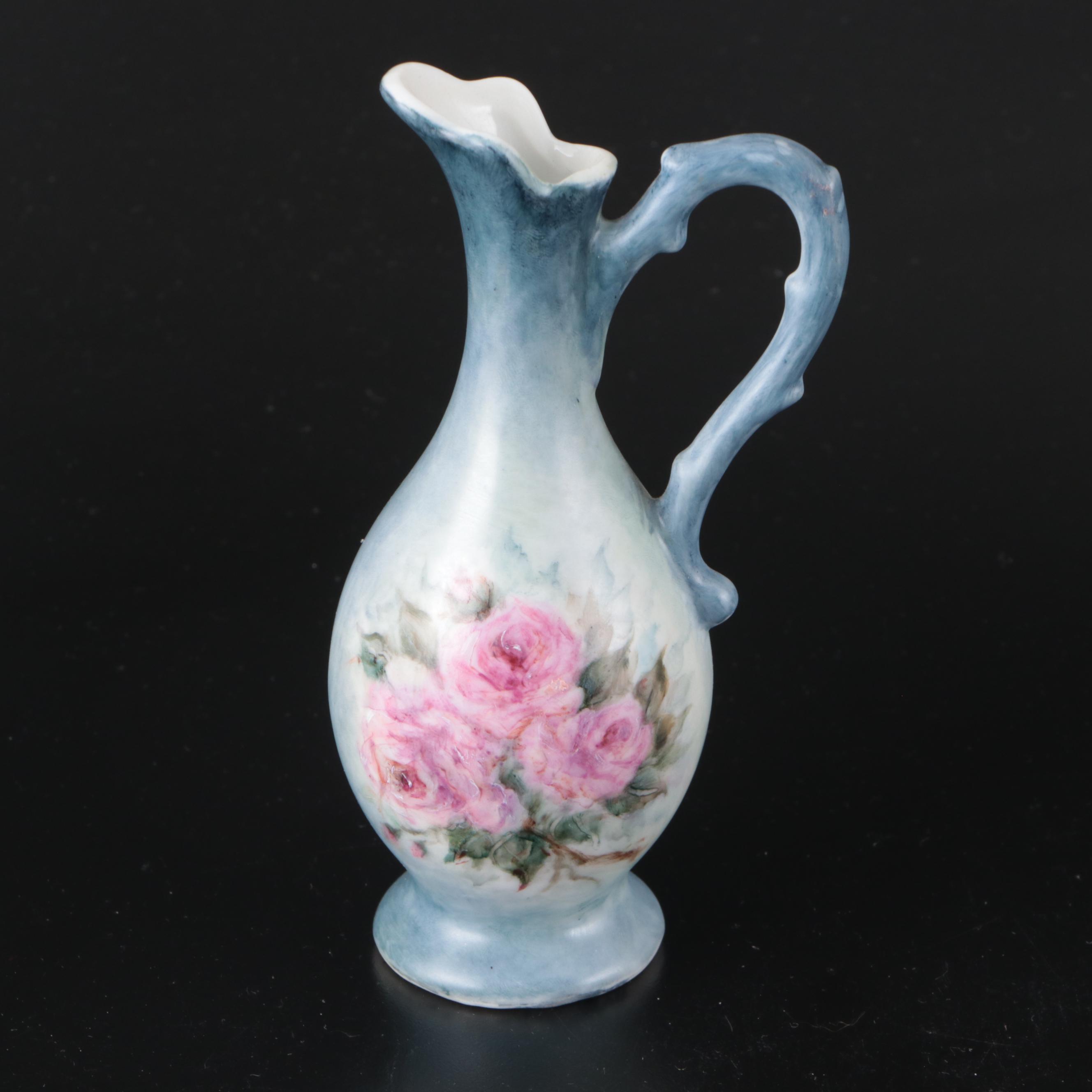 Victorian Style Pillow Pin Cushion with Mirrored Plateau and Other Decor