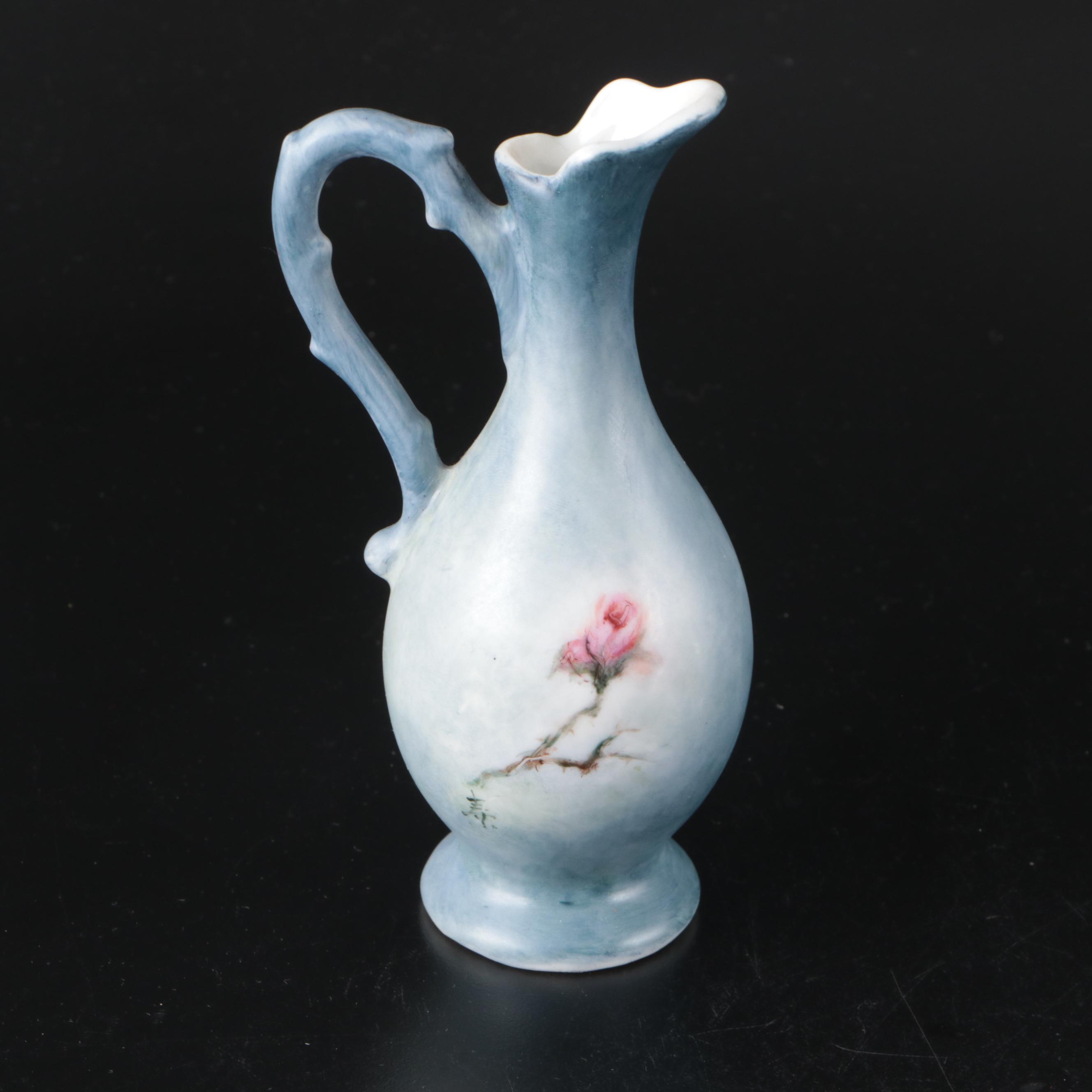 Victorian Style Pillow Pin Cushion with Mirrored Plateau and Other Decor