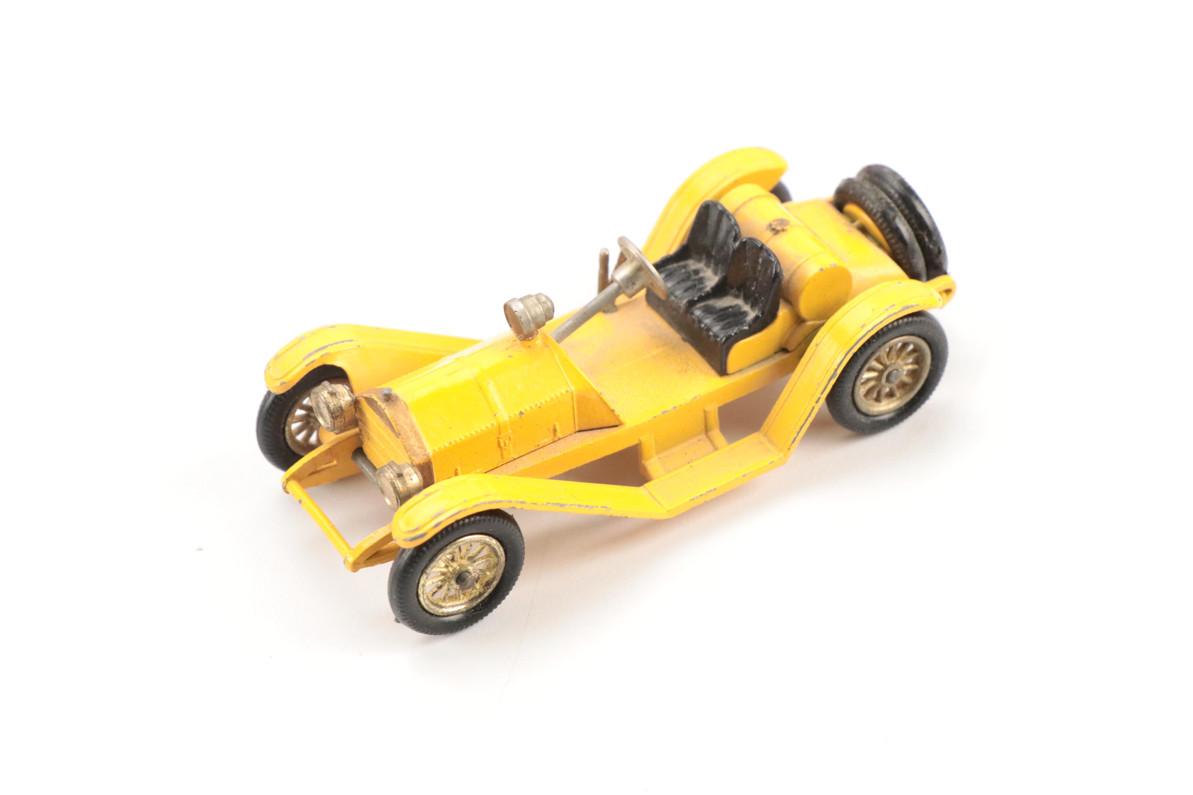 Lesney Matchbox Toy Cars and Carrying Case, Mid to Late 20th Century