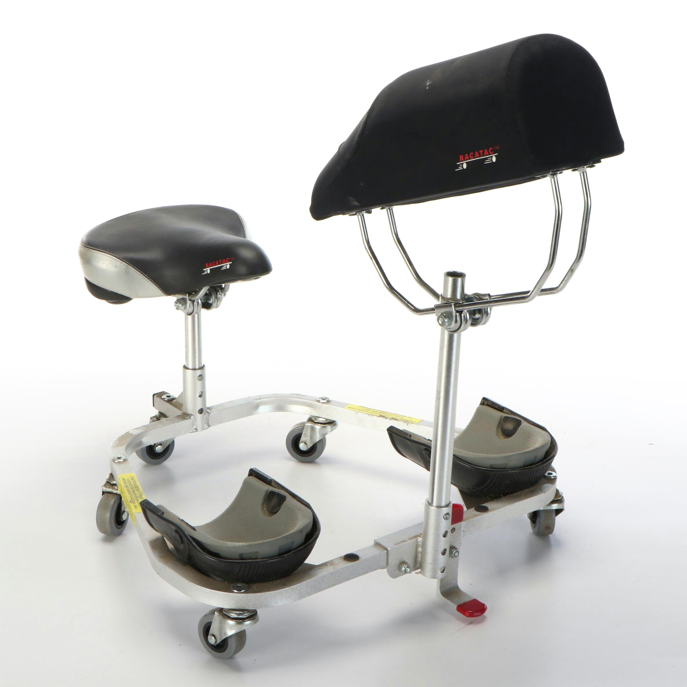 Racatac Kneeling Creeper with Casters & Chest Support