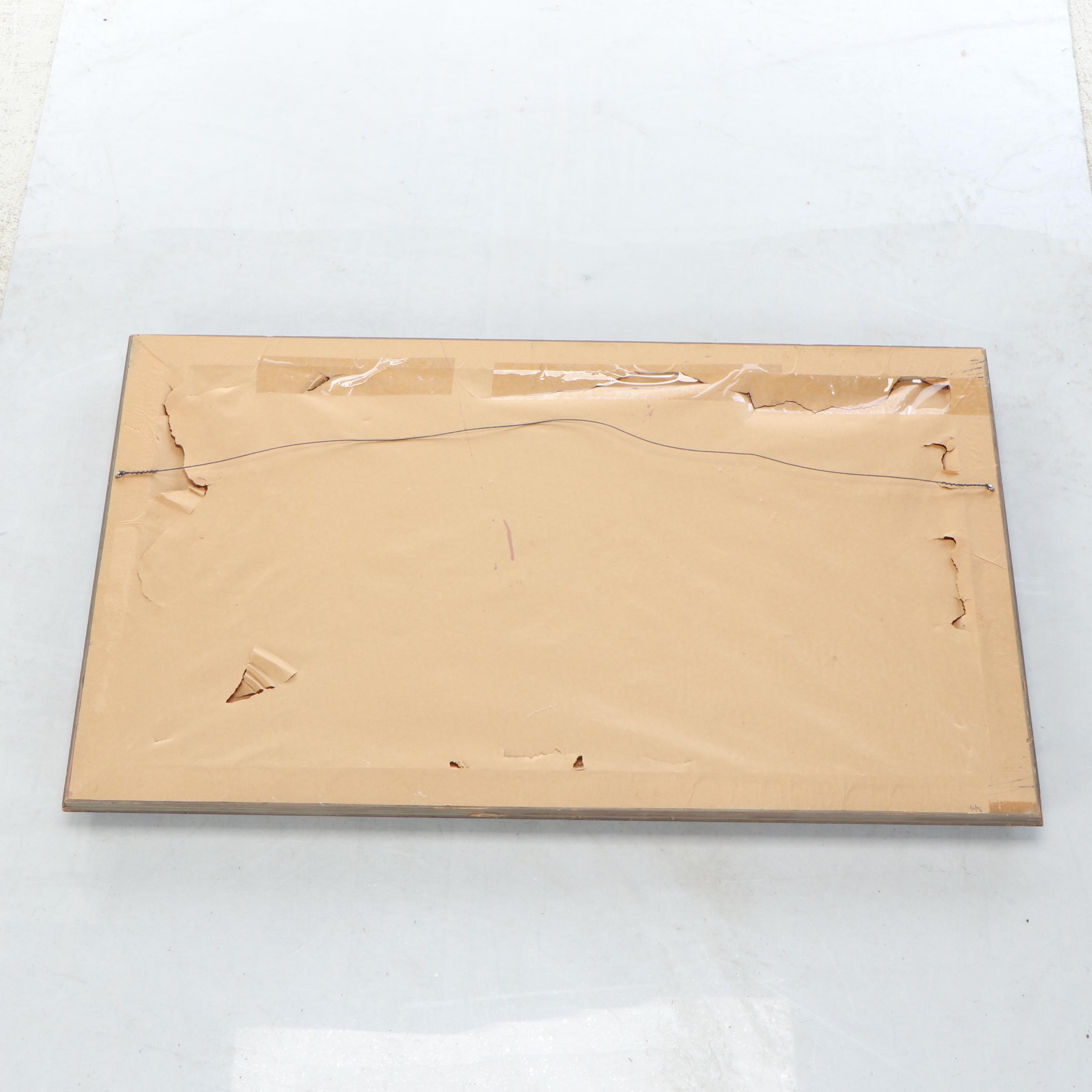 Pan American Airways System Pushpin Map, 1956