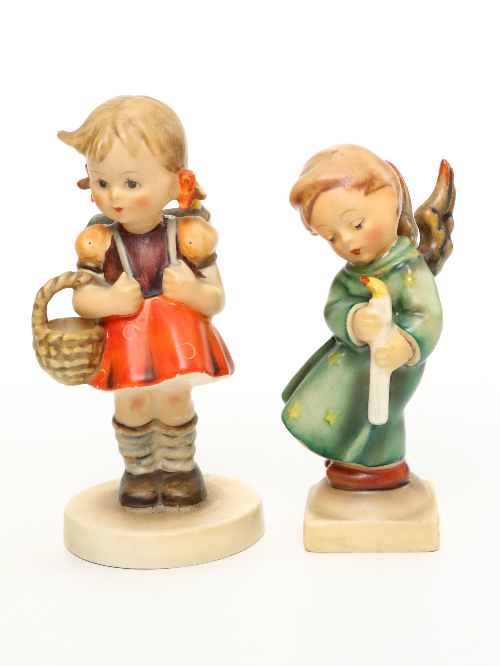 Goebel "Kiss Me," "Playmates," and More Porcelain Hummel Figurines and Ornaments