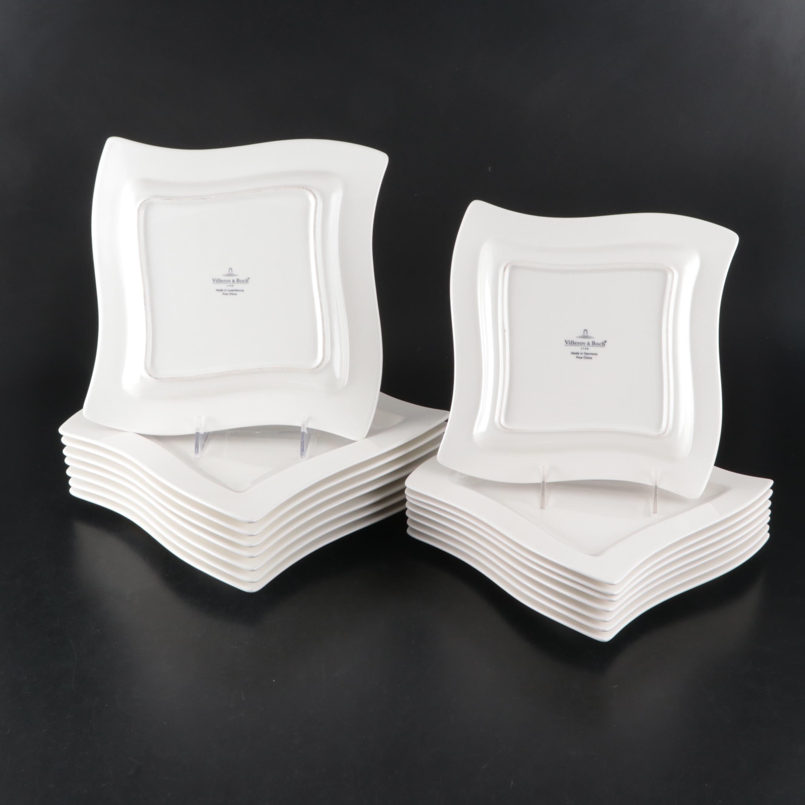 Villeroy & Boch "New Wave, New Wave Cafe" Ceramic Dinner Plates and More