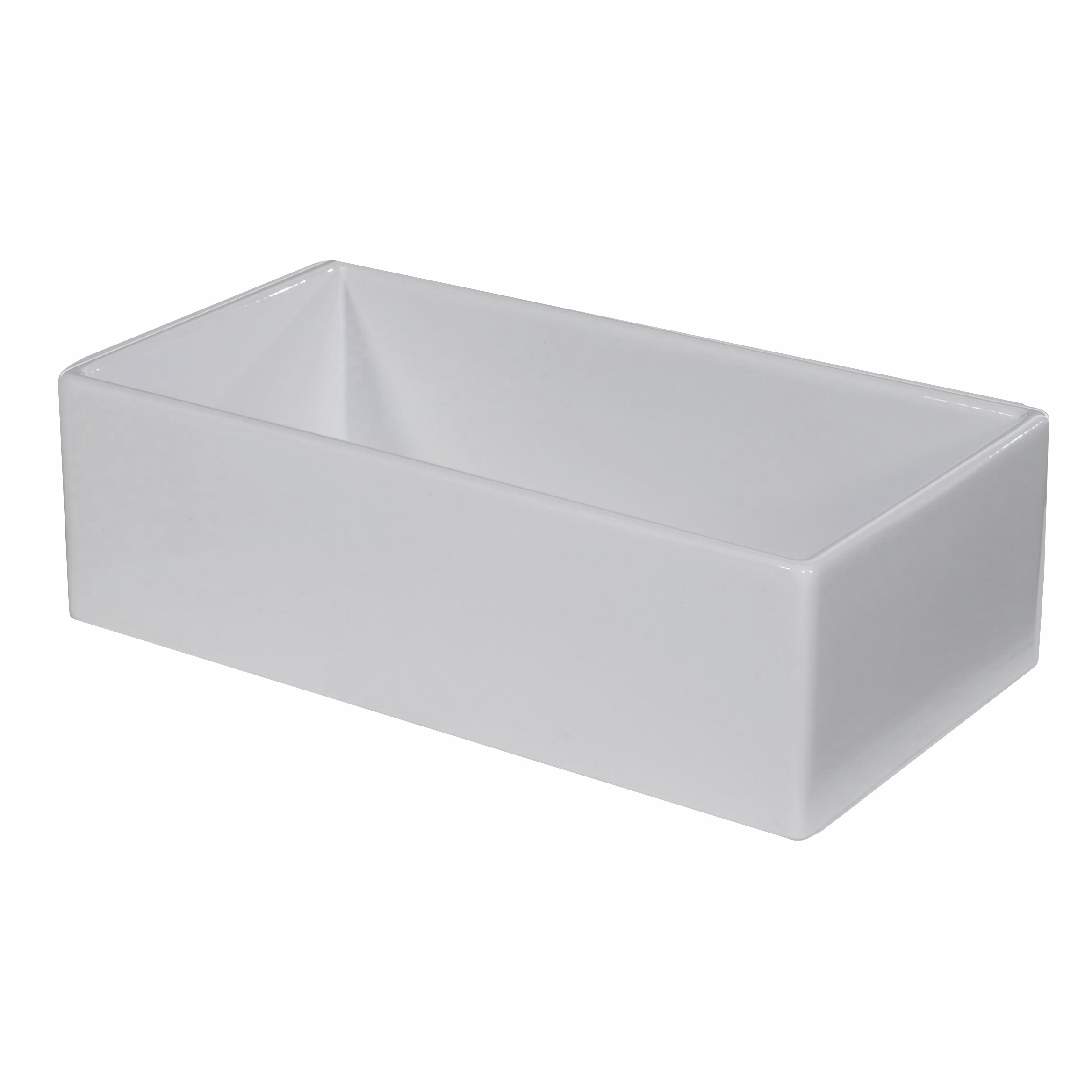 Fireclay 33" White Ceramic Farmhouse Sink