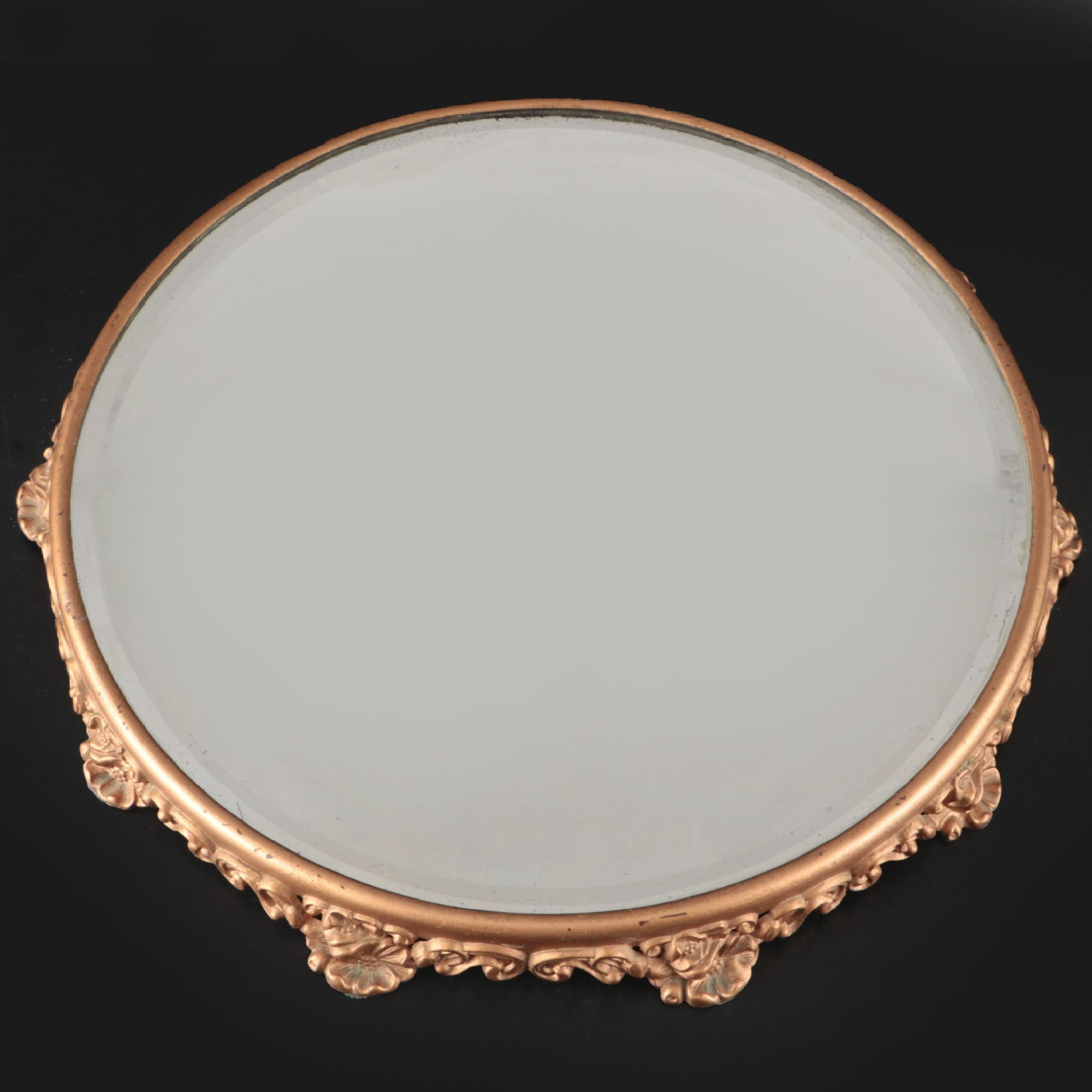 Victorian Style Pillow Pin Cushion with Mirrored Plateau and Other Decor