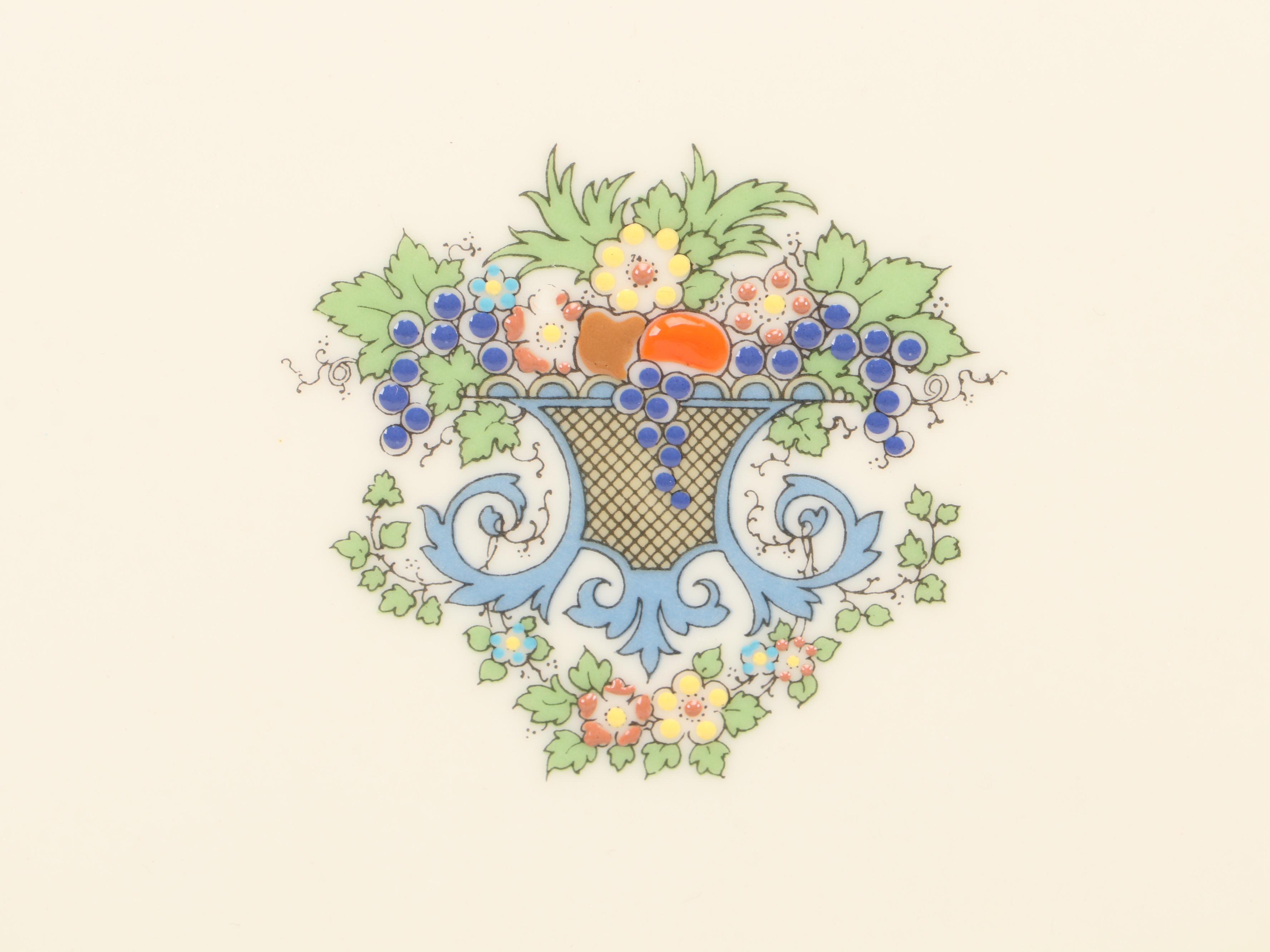 Lenox "Autumn" Porcelain Dinnerware with Teacups and Saucers