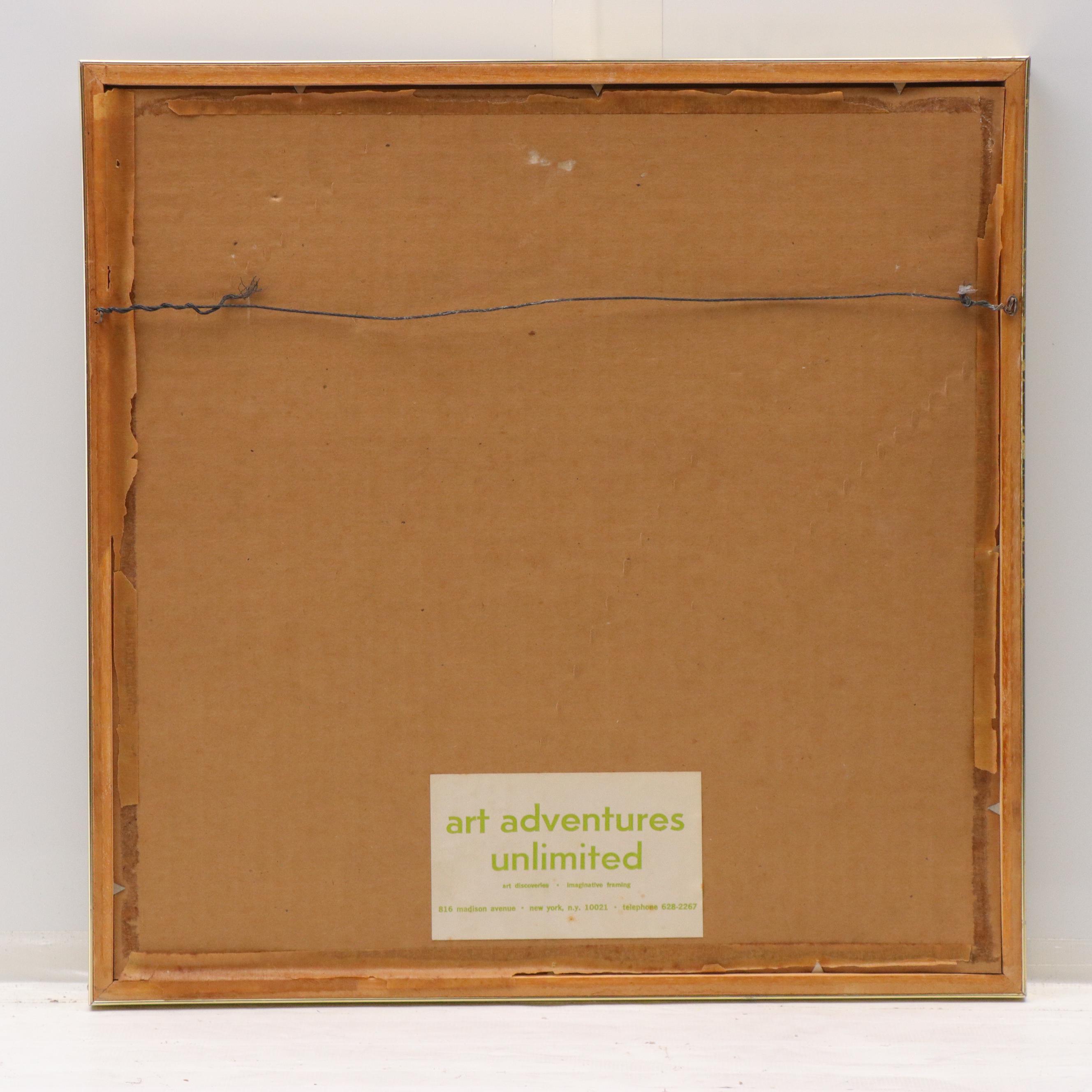 Cuca Romley Etching of Cat, Late 20th Century