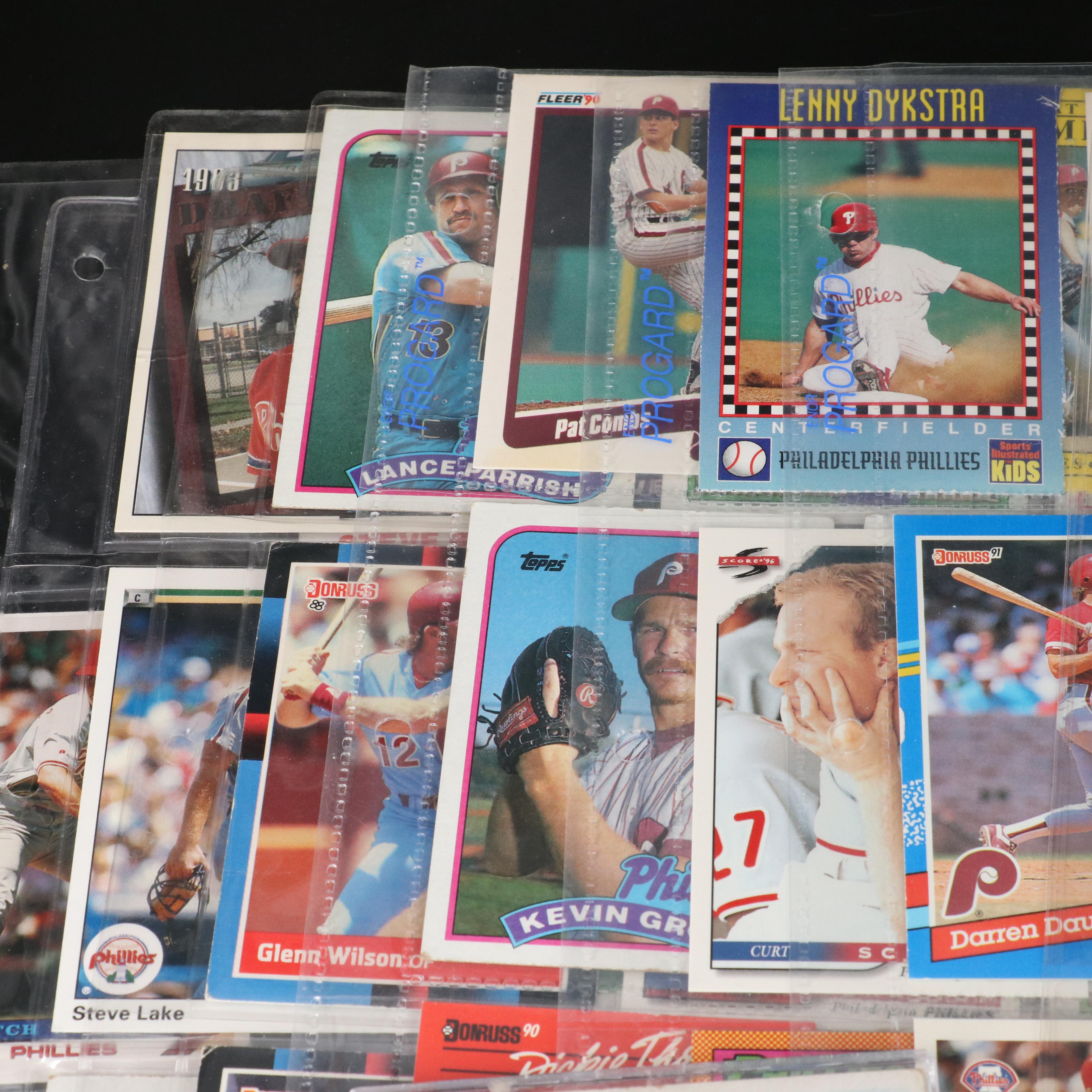 Topps with Other Baseball Cards Featuring Joe Nuxhall Signed and More