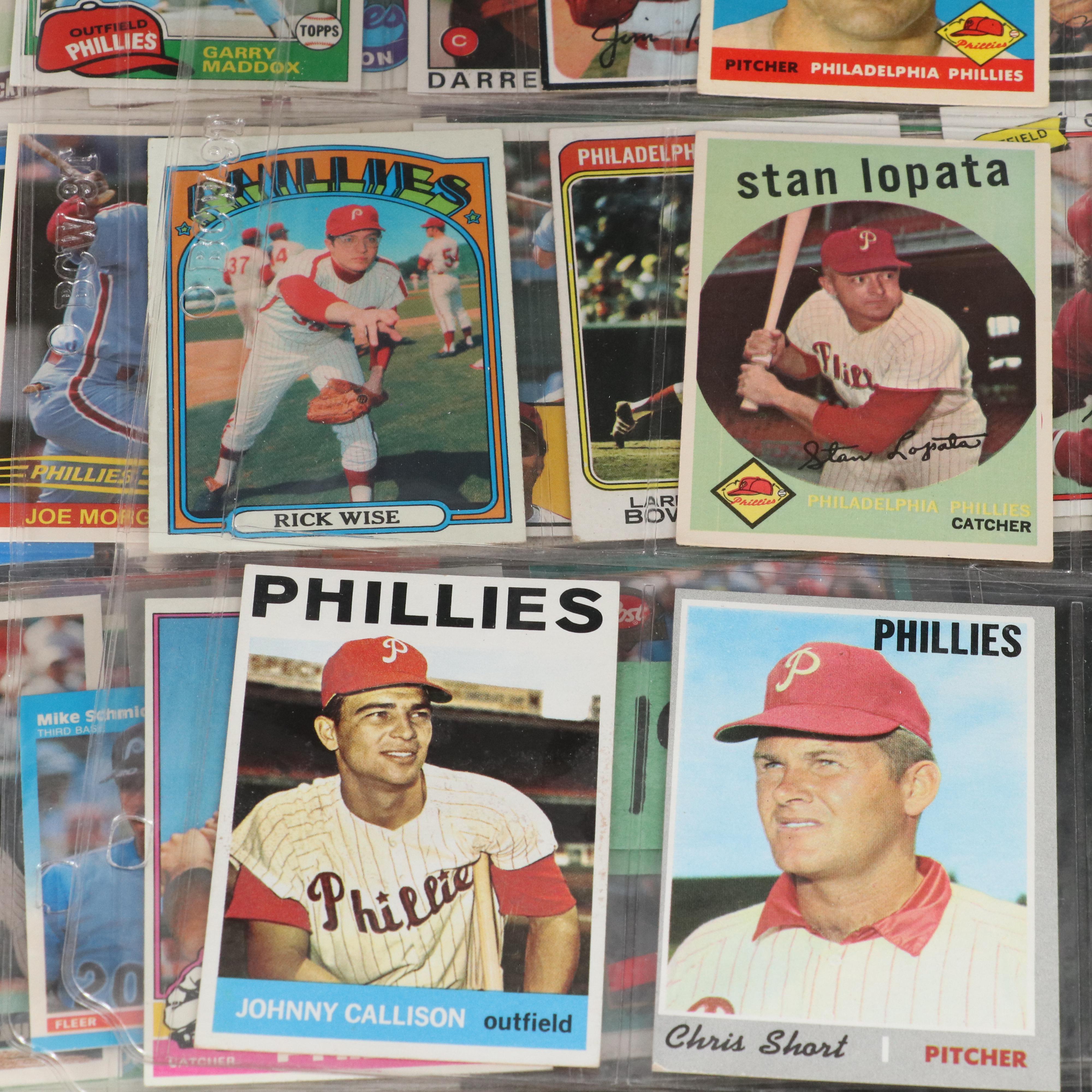 Topps with Other Baseball Cards Featuring Joe Nuxhall Signed and More
