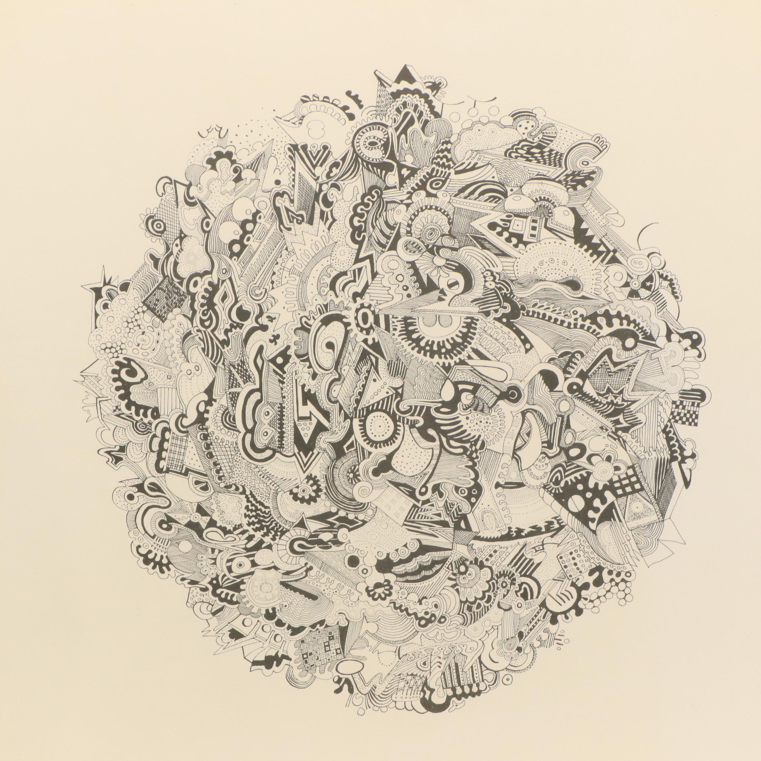 Stewart Katz Lithograph "Moby Dick 3," 1974