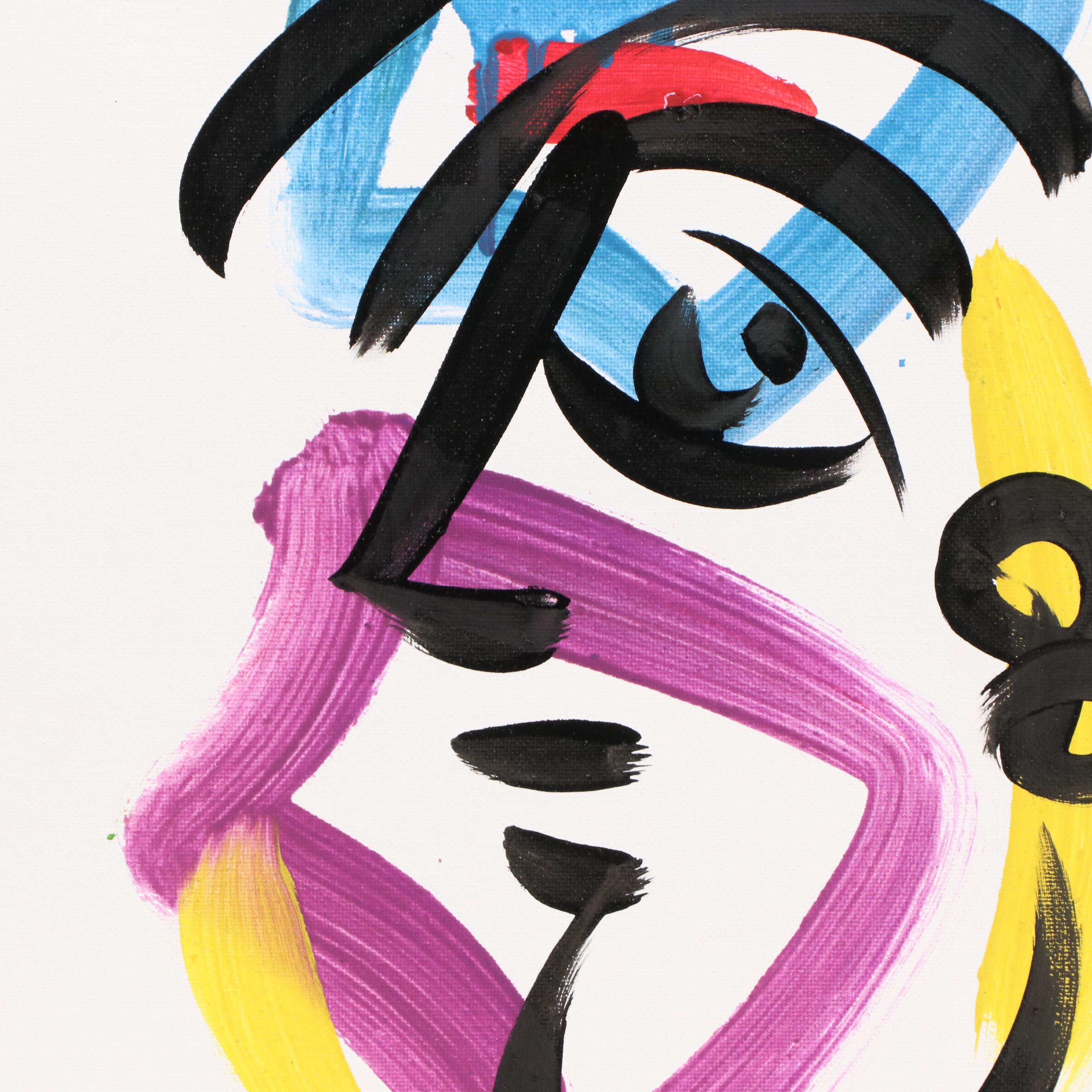 Peter Robert Keil Stylized Acrylic Portrait