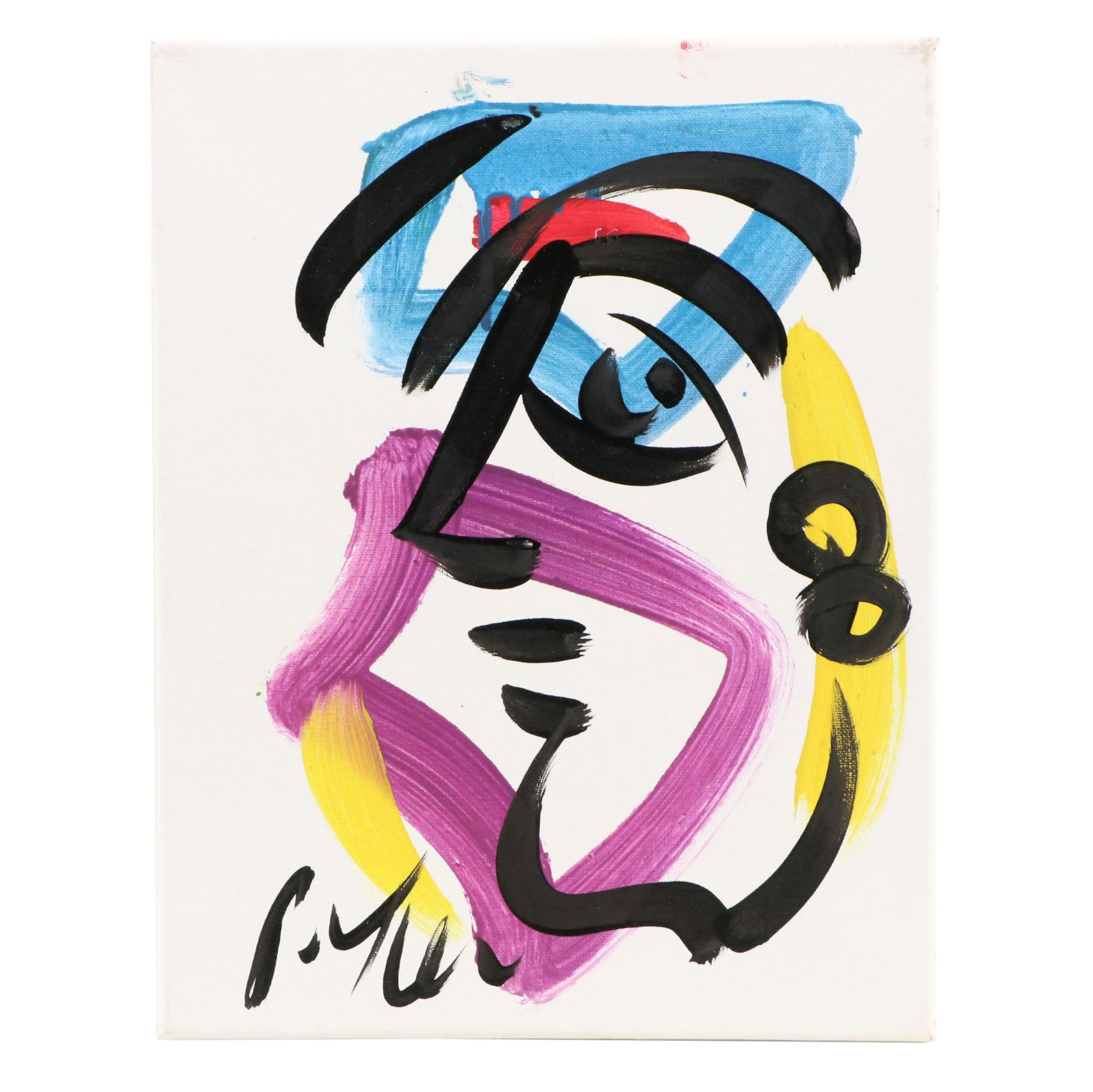 Peter Robert Keil Stylized Acrylic Portrait