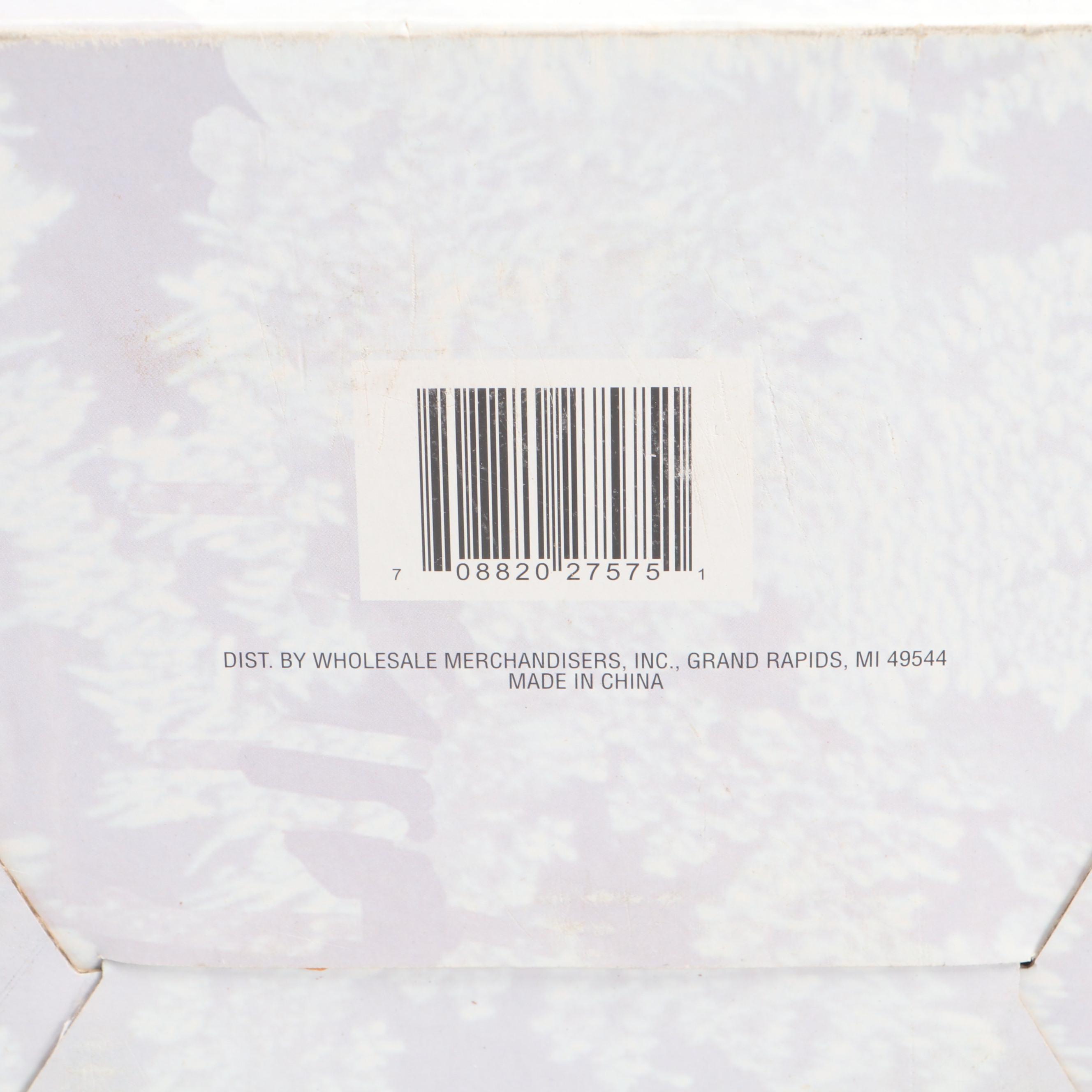 Lenox "Holiday Village" Plastic Christms Tree Centerpiece with More