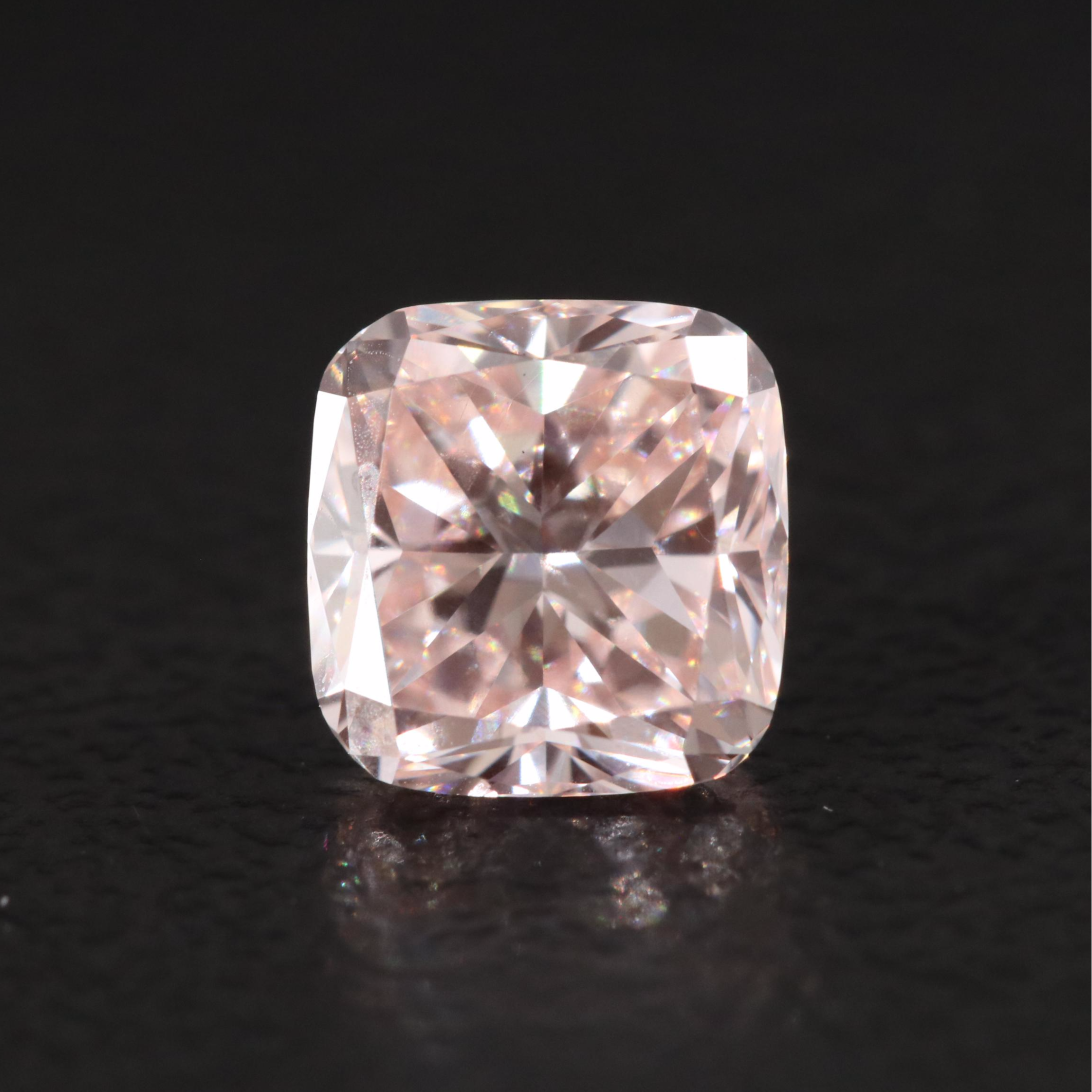 Loose 1.01 CT Lab Grown Fancy Pink Diamond