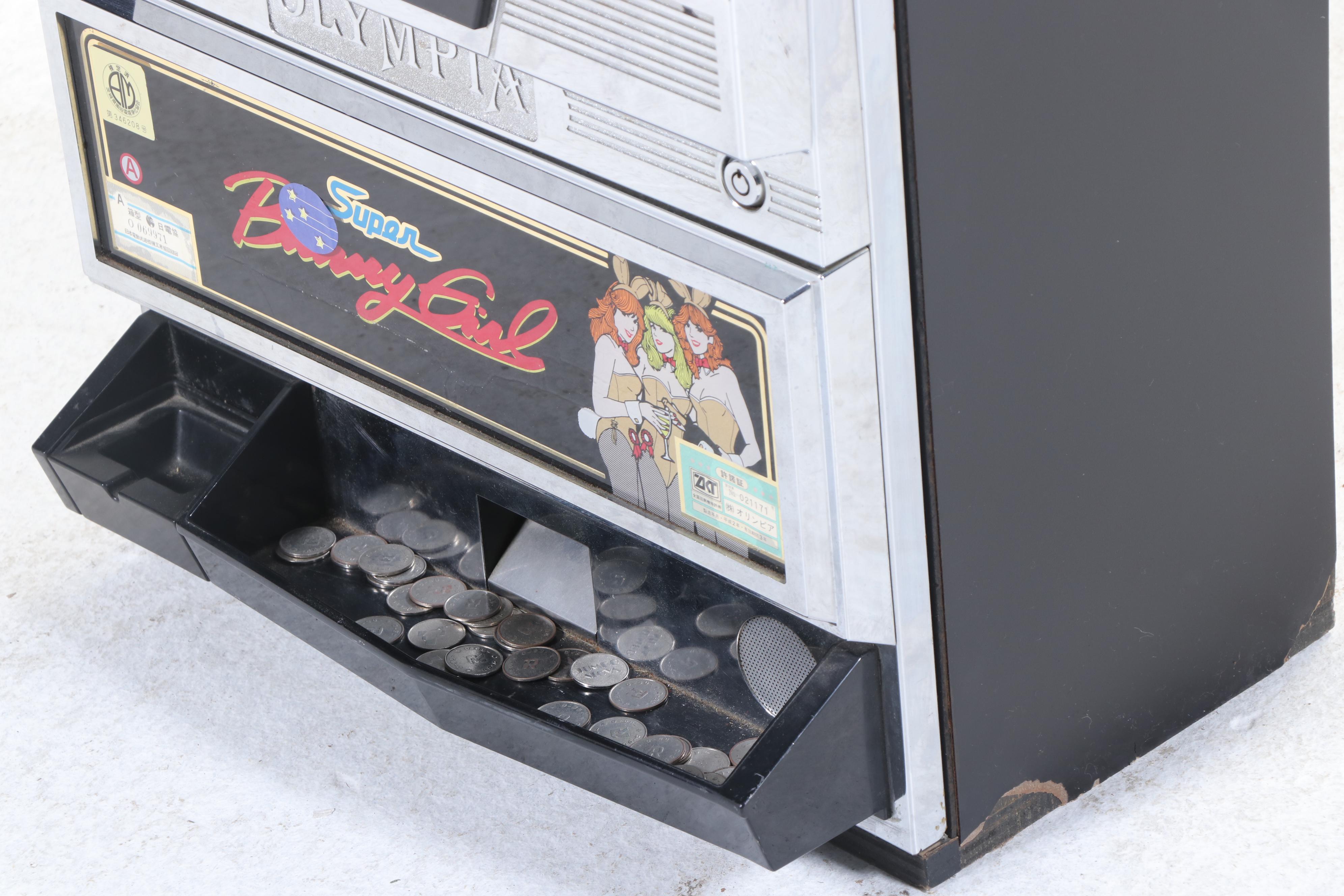 Japanese Olympia "Super Bunny Girl" Slot Machine