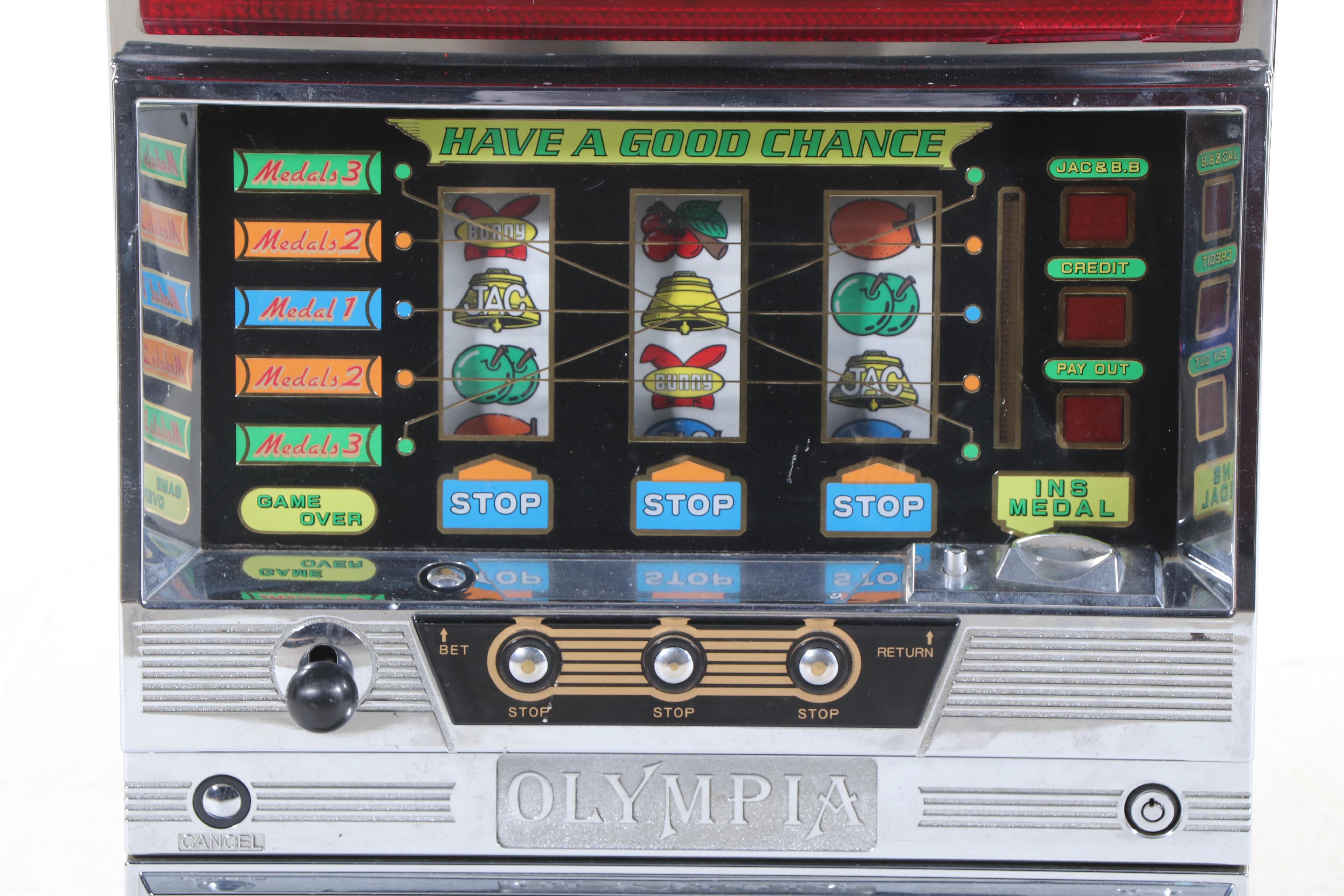 Japanese Olympia "Super Bunny Girl" Slot Machine