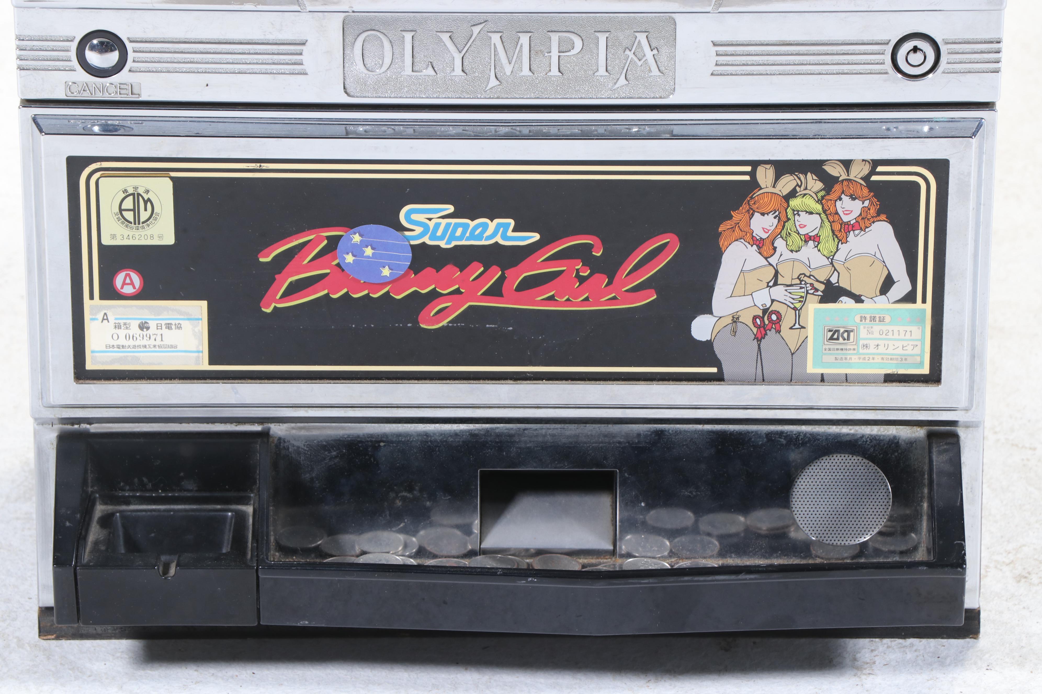 Japanese Olympia "Super Bunny Girl" Slot Machine