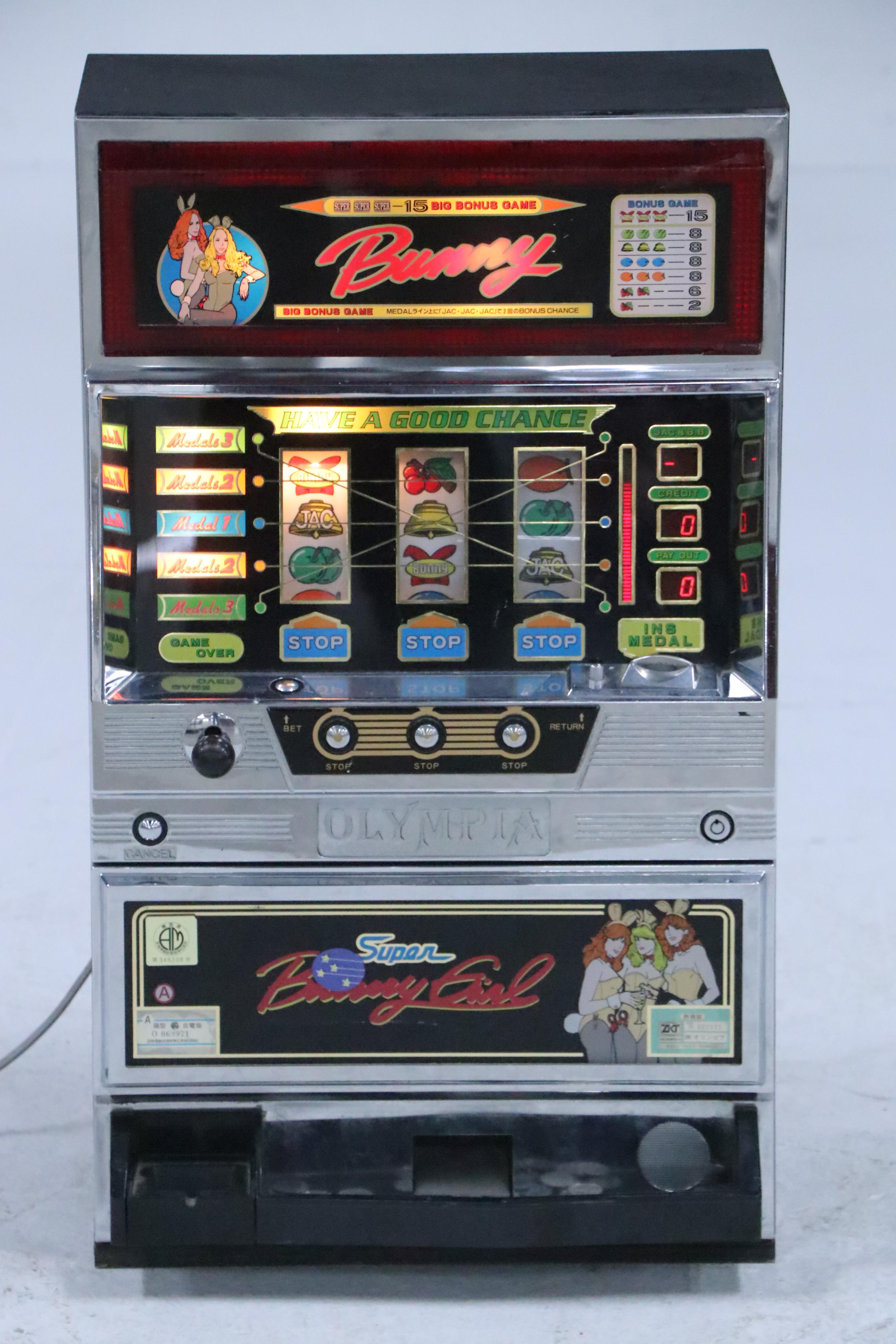 Japanese Olympia "Super Bunny Girl" Slot Machine