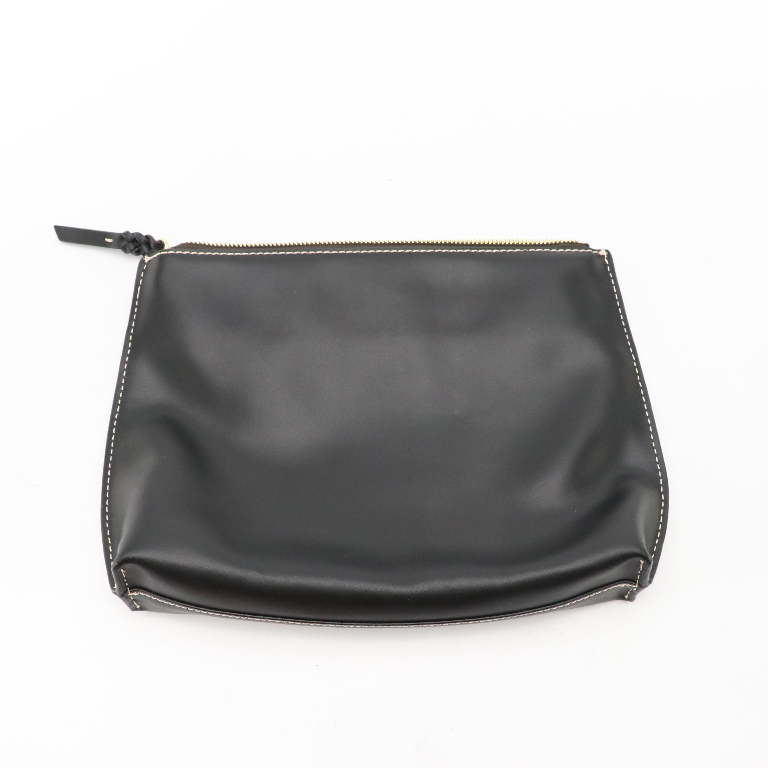 Forth & Towne and Divina Firenz Croc Embossed Leather Shoulder Bag with More