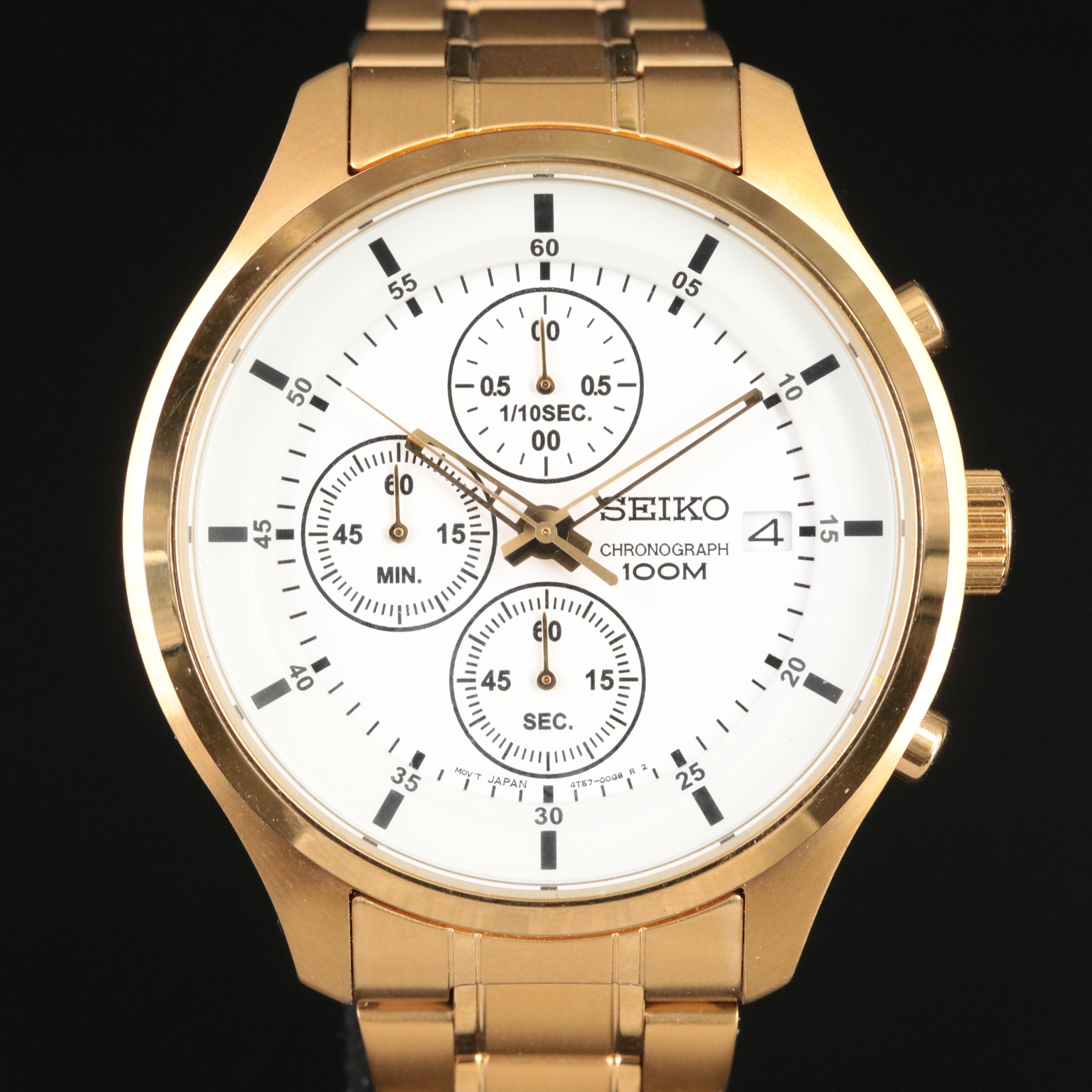 Seiko Chronograph 100M Quartz Watch