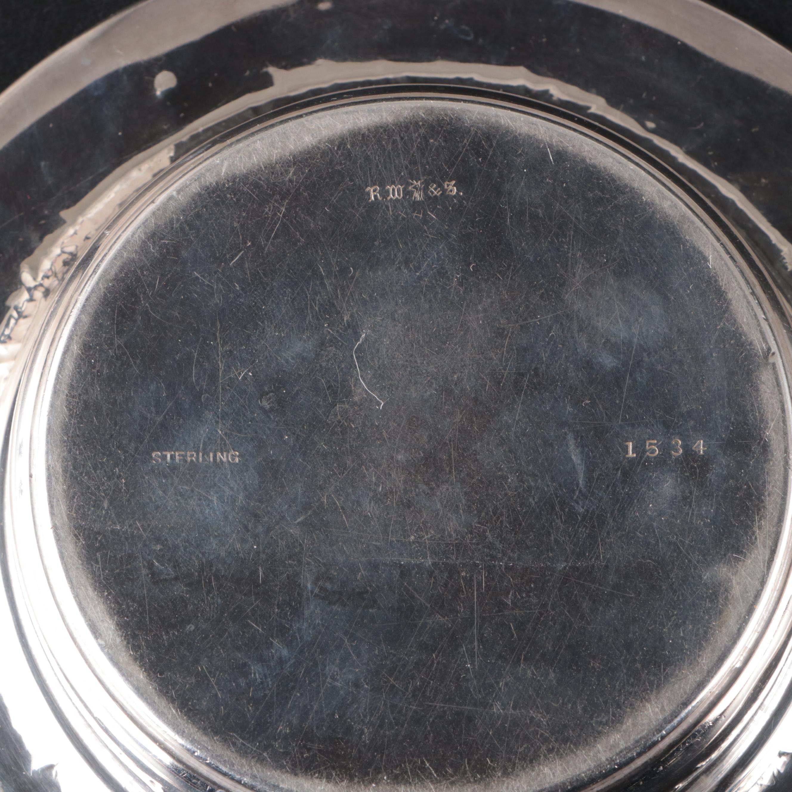 R. Wallace & Sons Sterling Silver Dish with Other Table Accessories