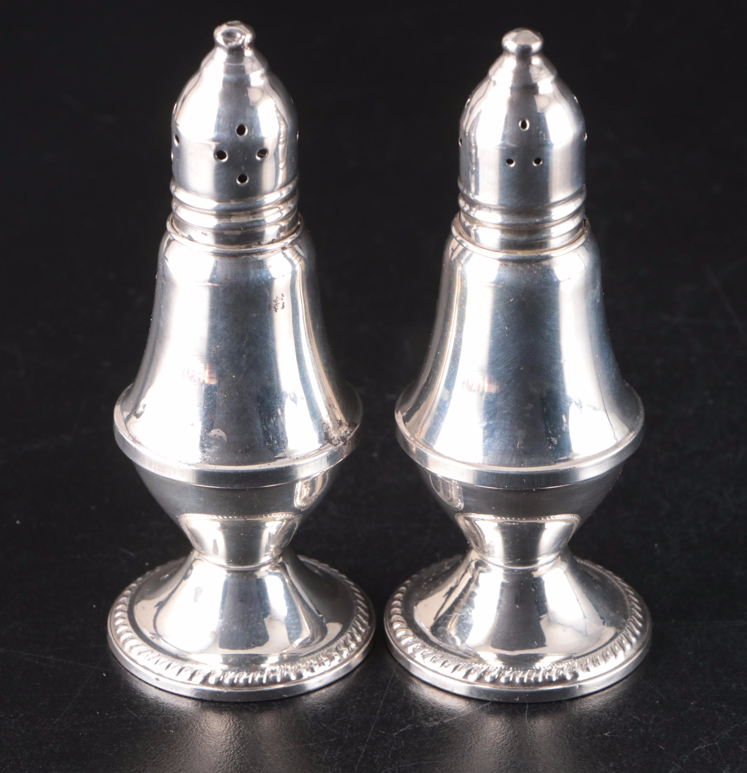 R. Wallace & Sons Sterling Silver Dish with Other Table Accessories