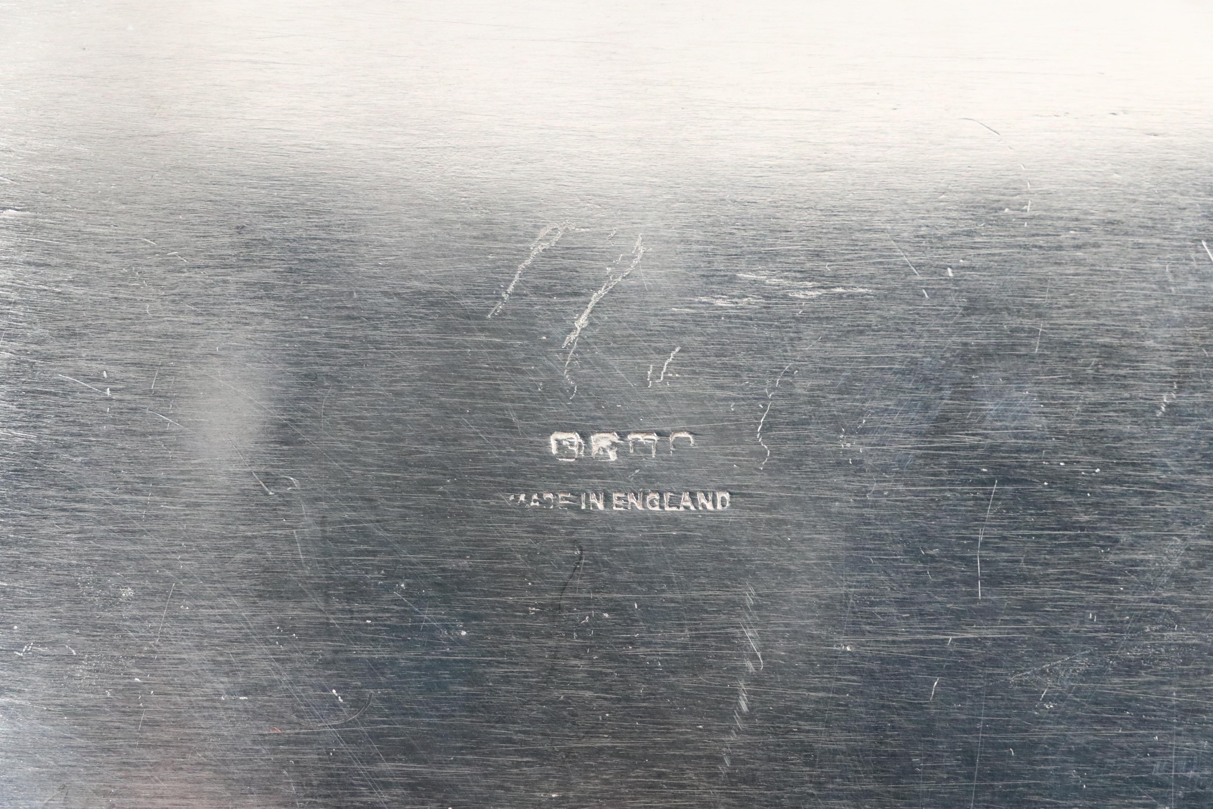 English Silver Plate Nine-Vase Epergne, Early to Mid-20th C.