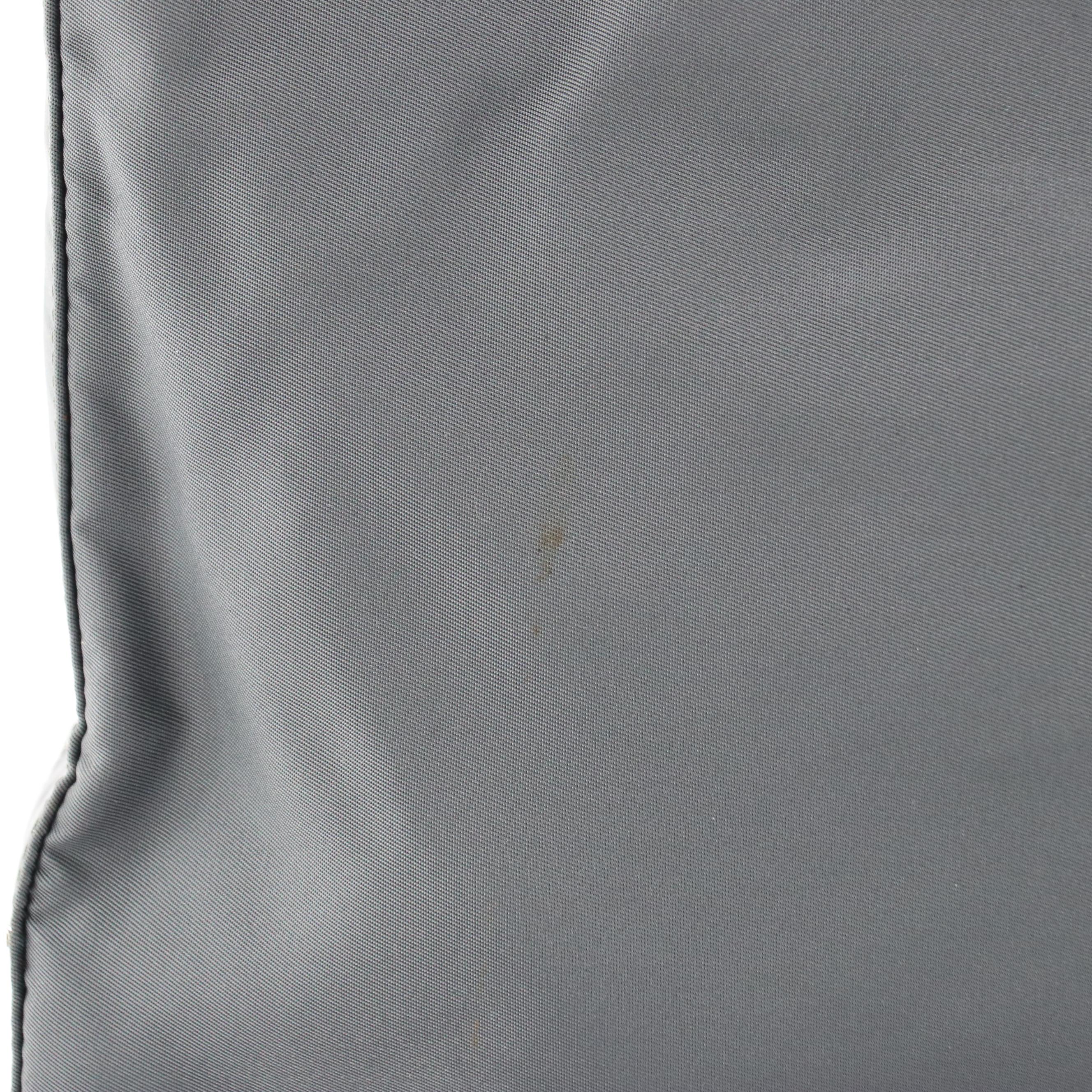 Prada Grey Tessuto Nylon Shoulder Bag