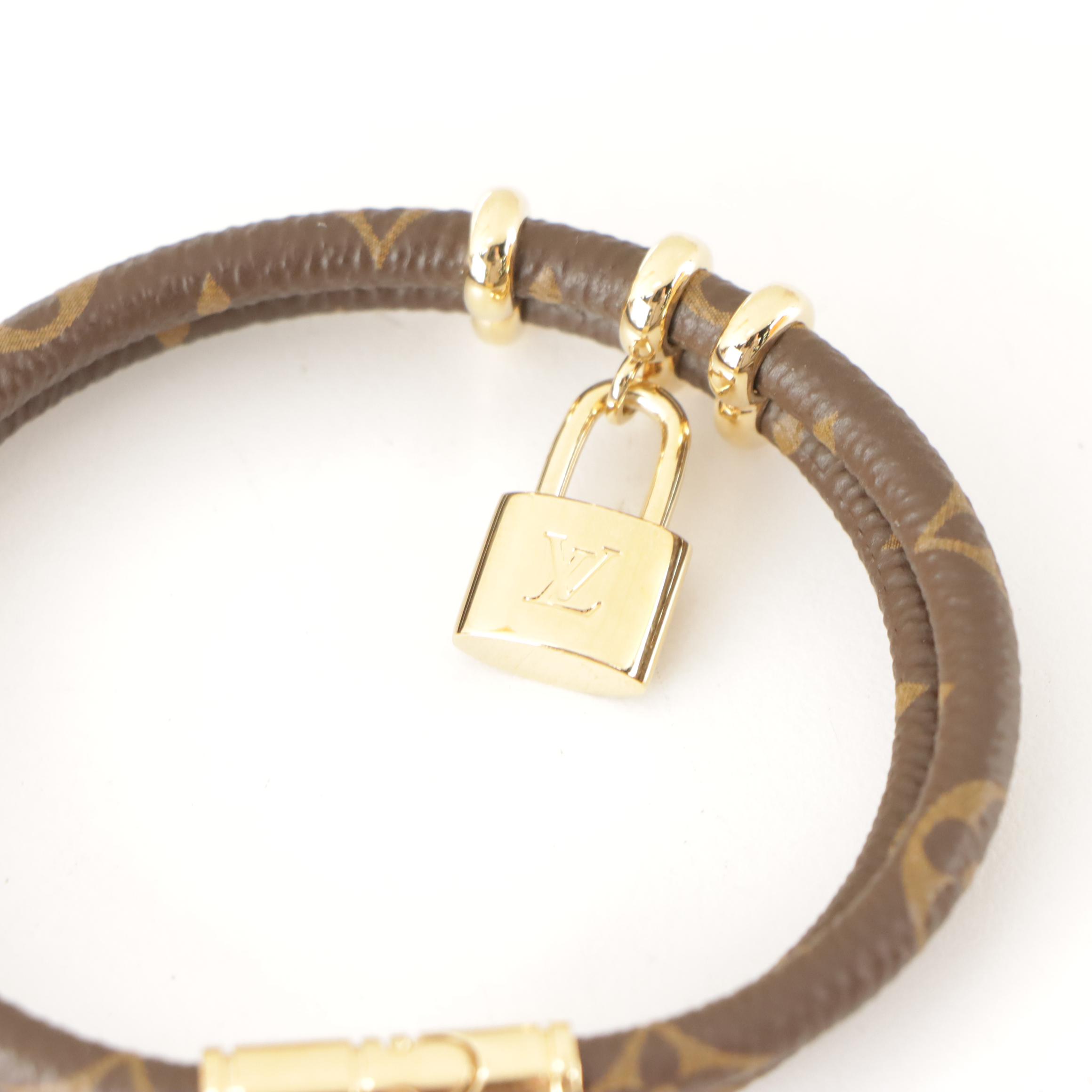 Louis Vuitton Keep It Twice Bracelet in Monogram Canvas with Gift Box