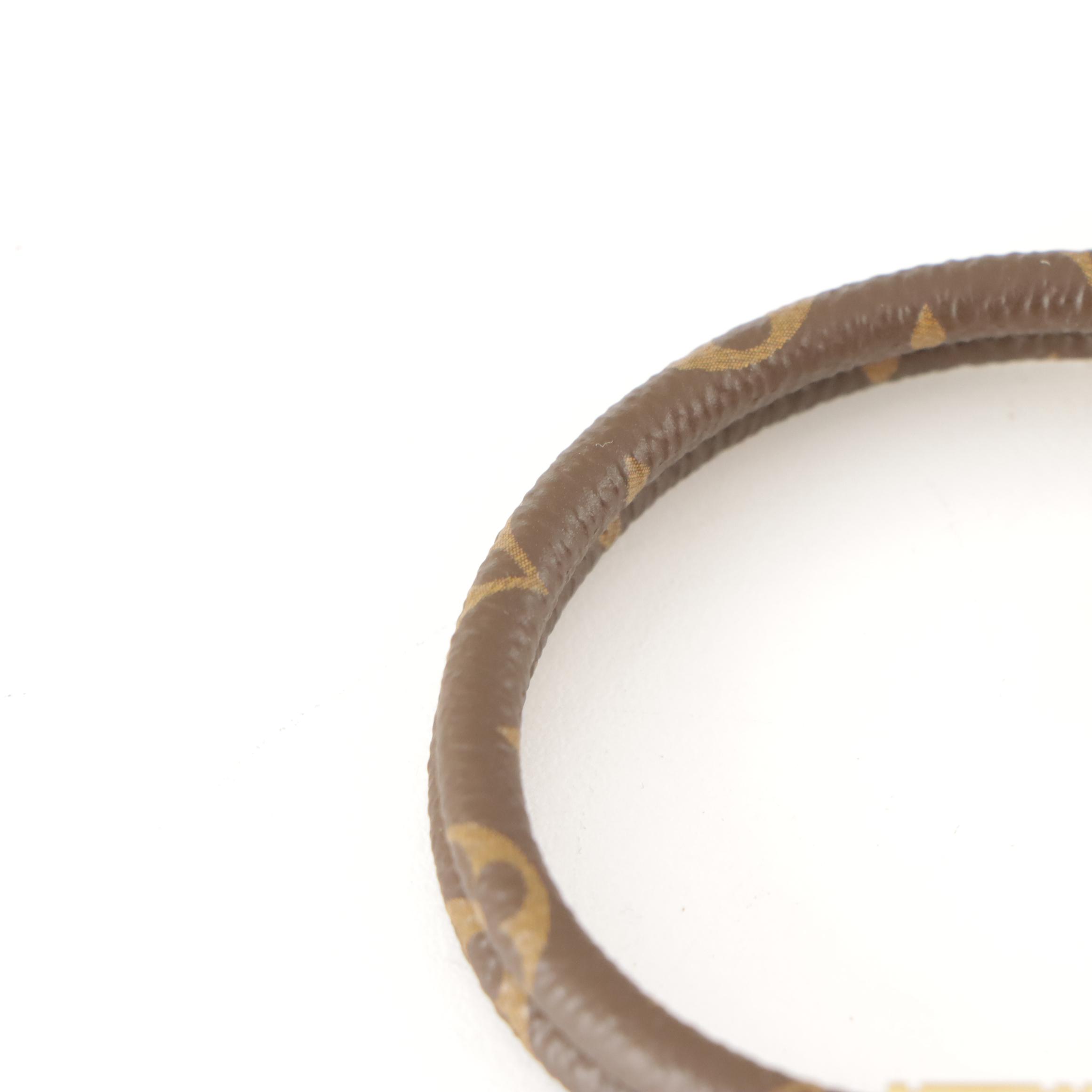 Louis Vuitton Keep It Twice Bracelet in Monogram Canvas with Gift Box