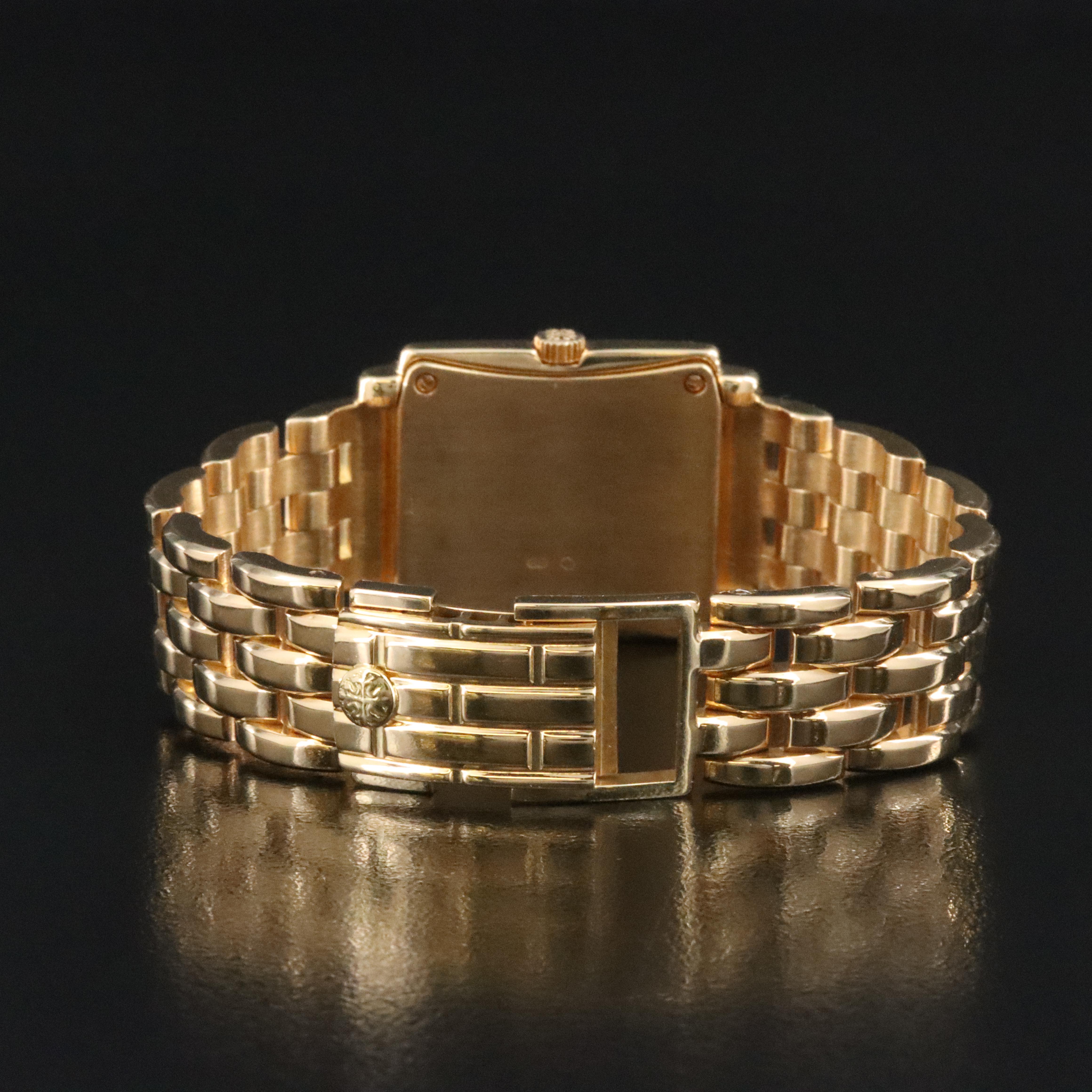 Patek Philippe Gondolo ref. 4824/1 White 22mm 18K Gold Quartz Watch