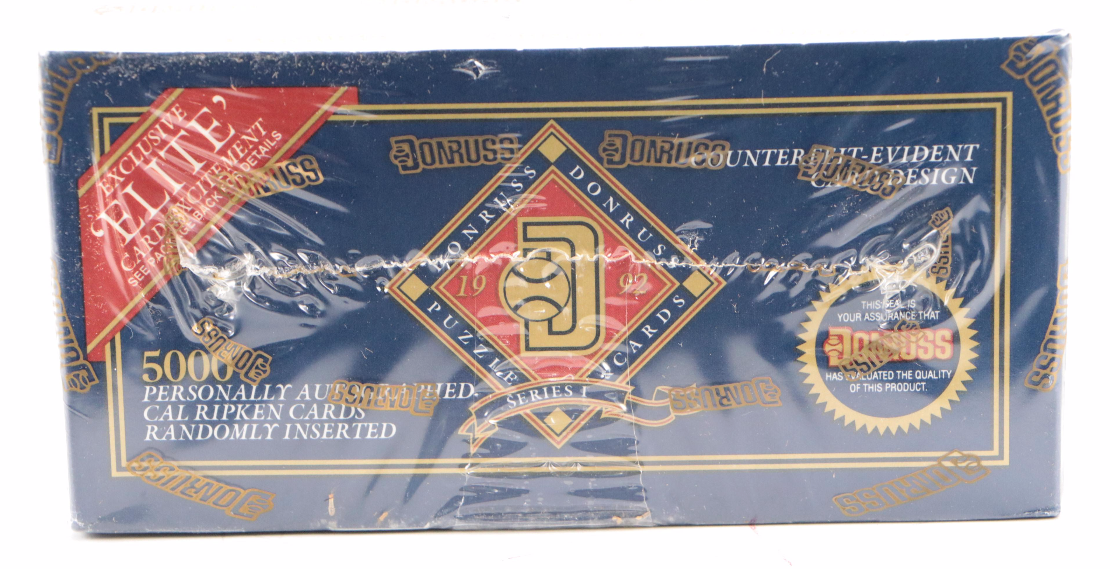 1992 Donruss Series 1 Sealed Baseball Card Boxes