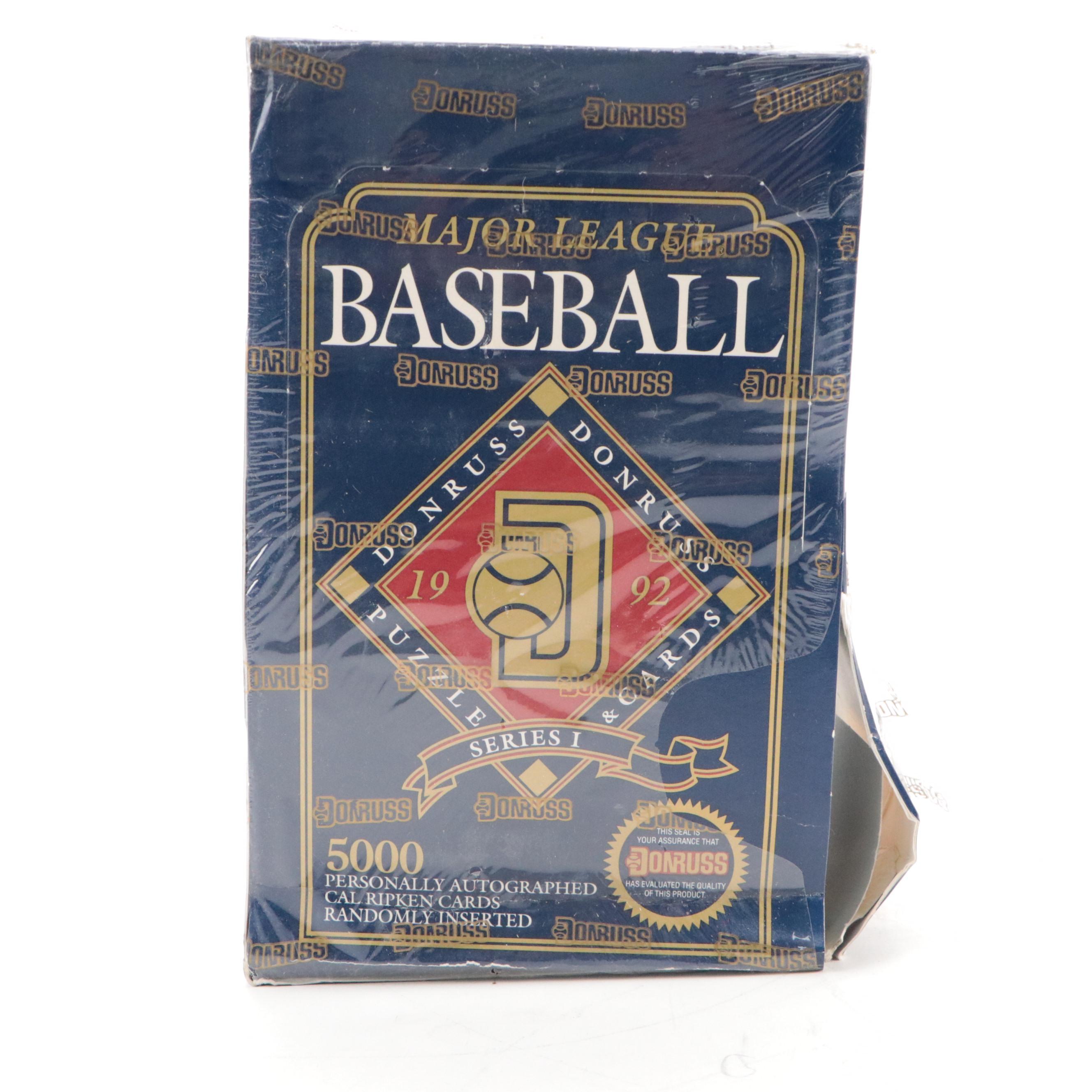 1992 Donruss Series 1 Sealed Baseball Card Boxes