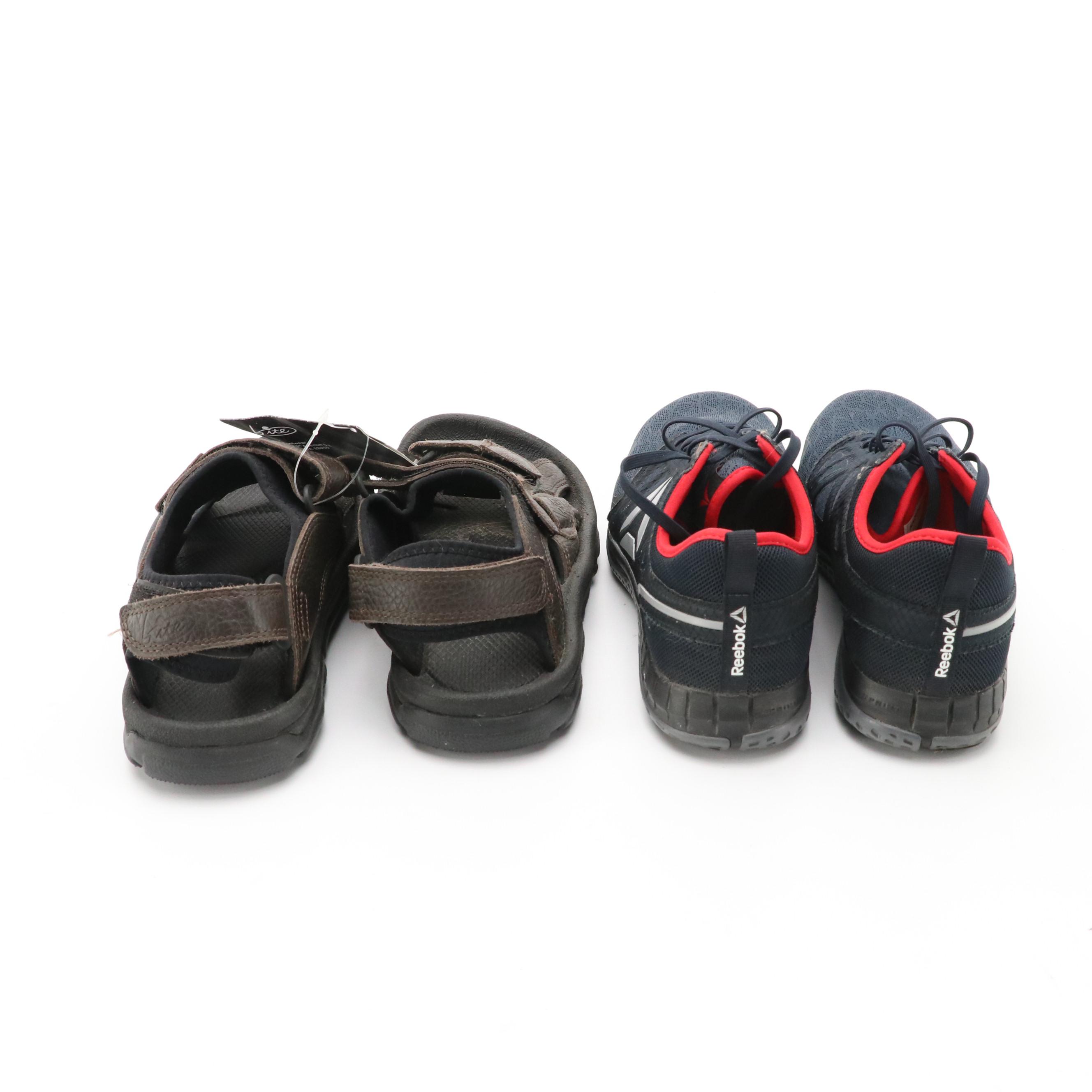 Men's Bite "Moses" Golf Sandals, Reebok Composite-Toe Cushioned Work Sneakers