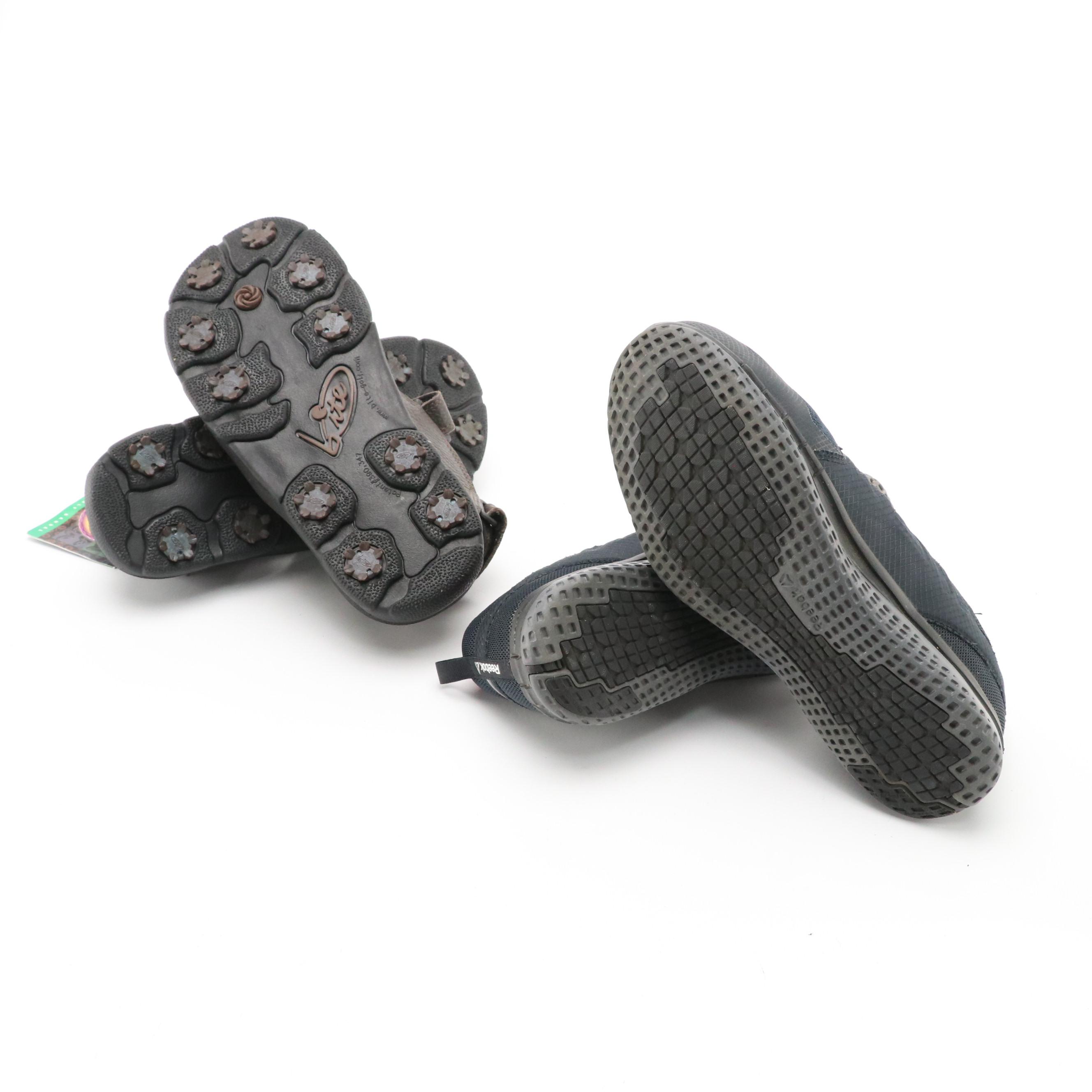 Men's Bite "Moses" Golf Sandals, Reebok Composite-Toe Cushioned Work Sneakers