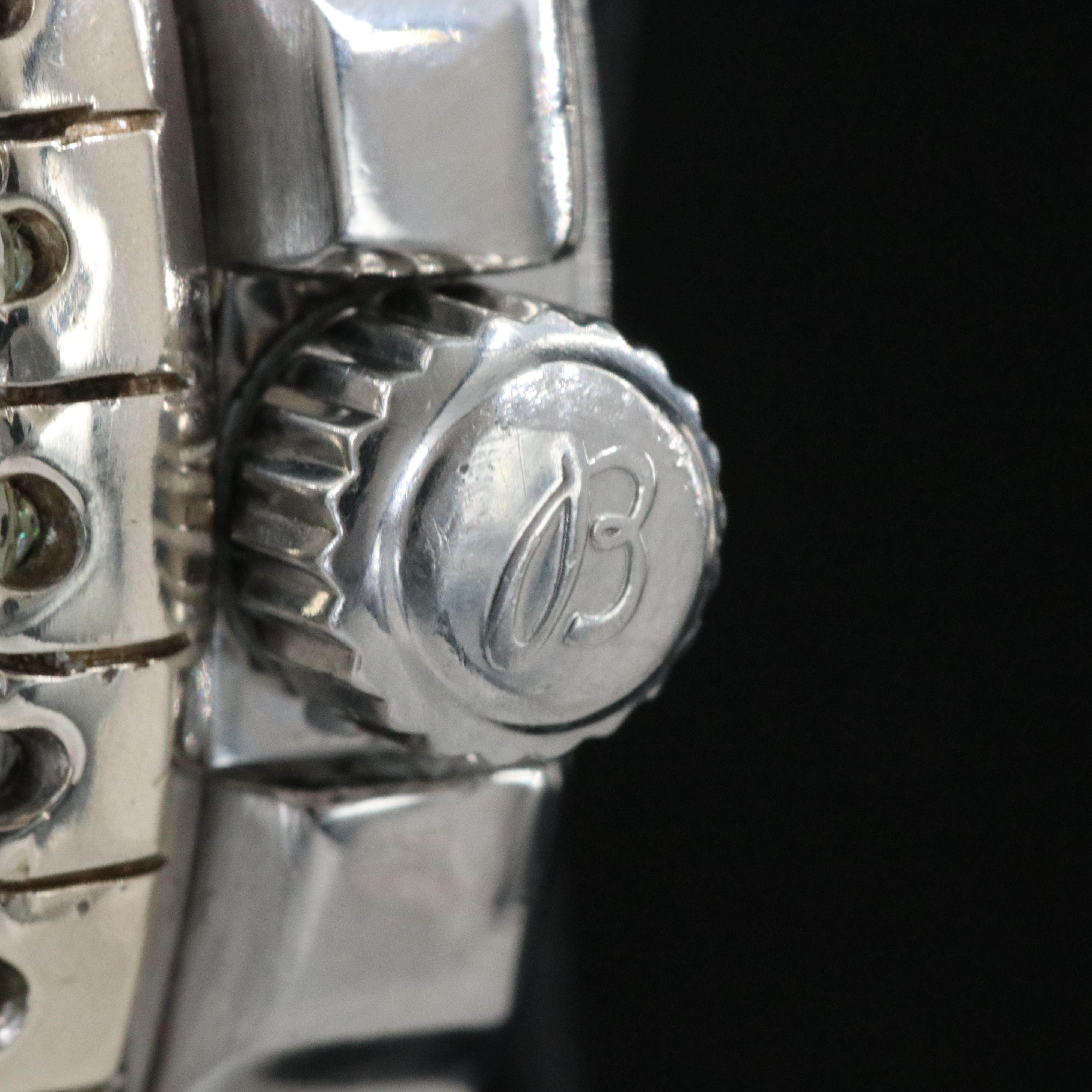 Breitling Superocean A17364 Custom 4.38CTW Diamond Bezel Steel Automatic Watch