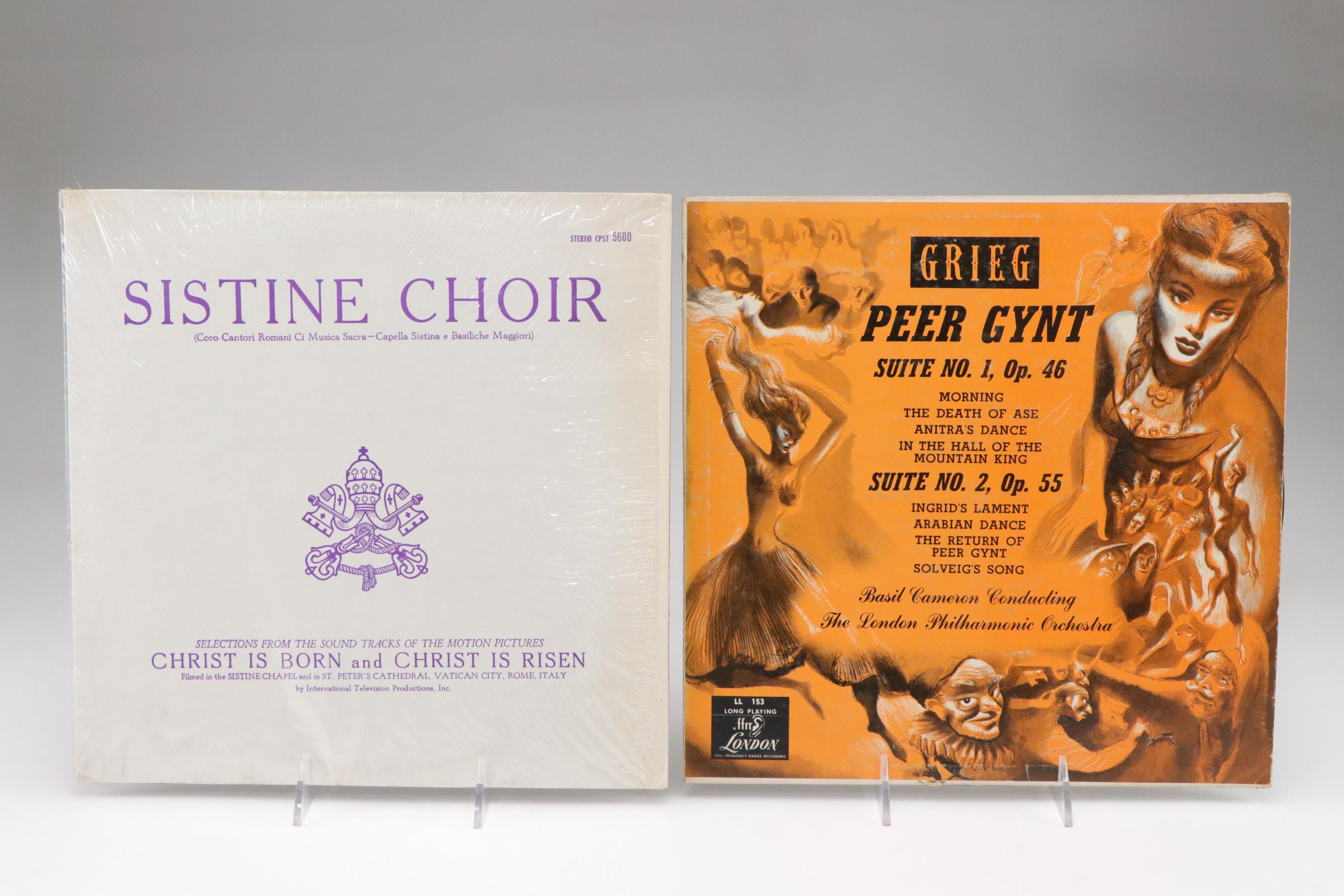 "The Singing Nun" with Lolita, The Sistine Choir & More Vinyl Record Albums, 60s