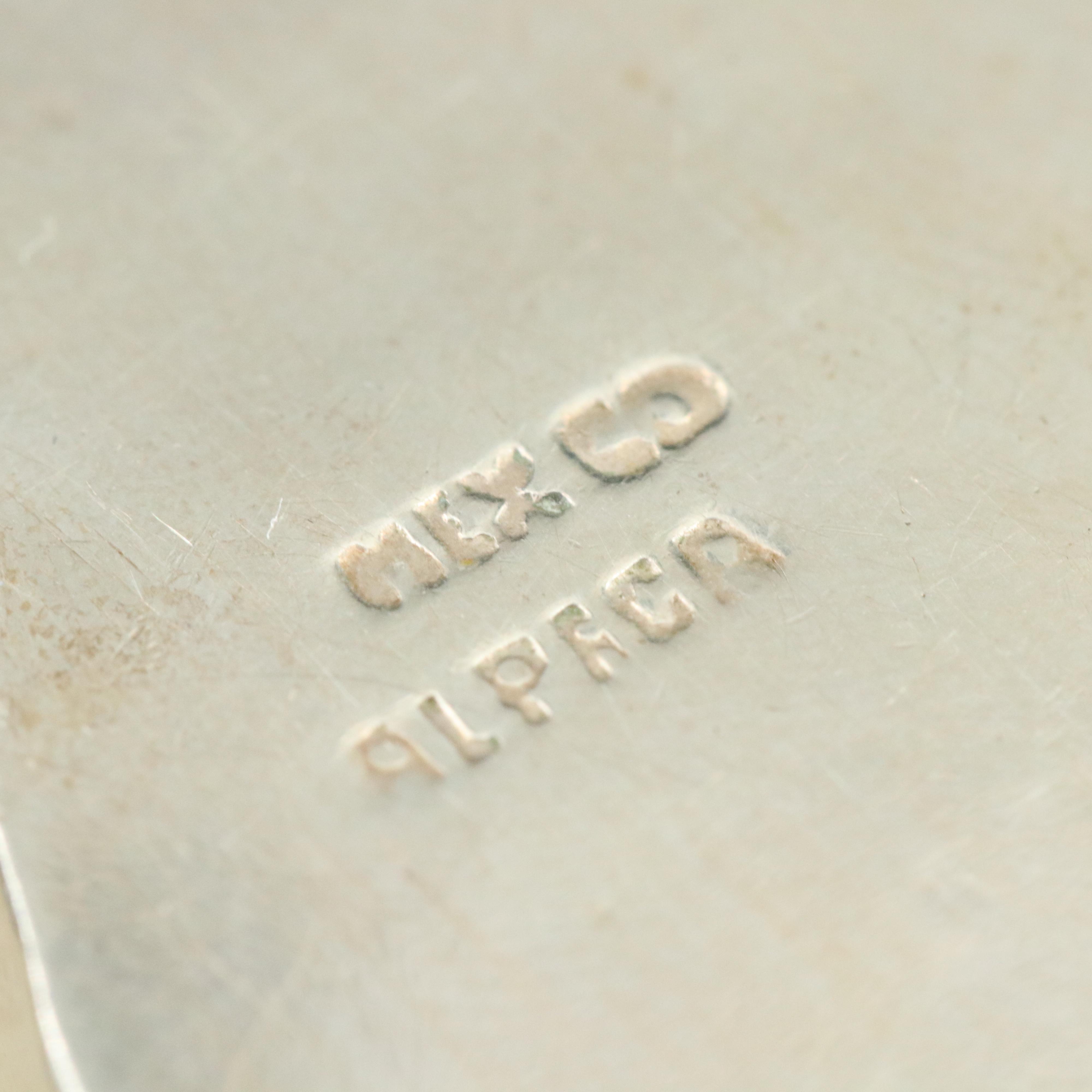 Vintage Mexican Enamel Inlay Locket