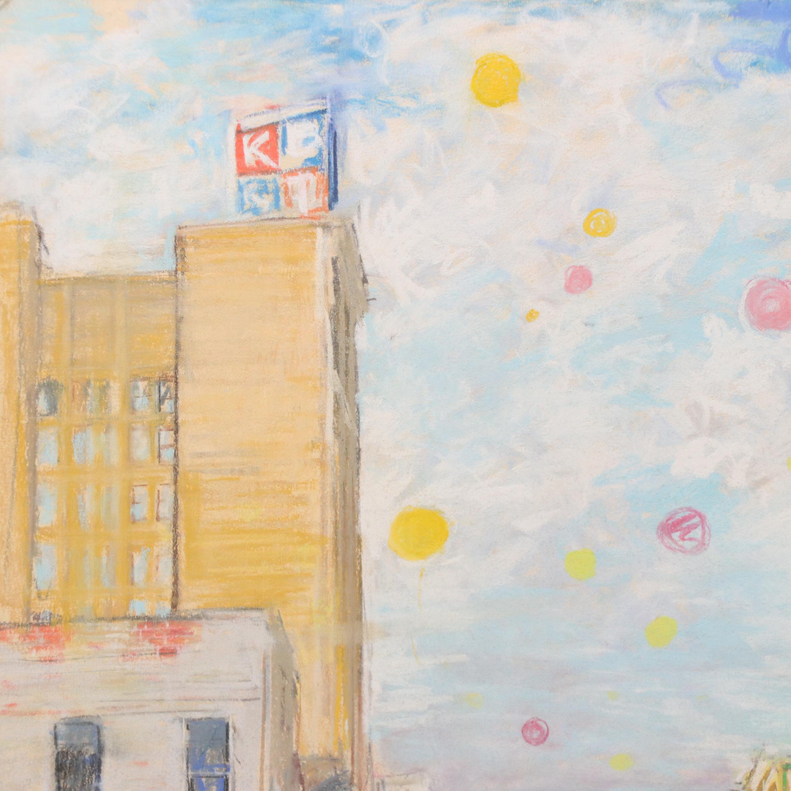 Kamil Kubik Pastel Drawing of the Charleston Regatta Festival