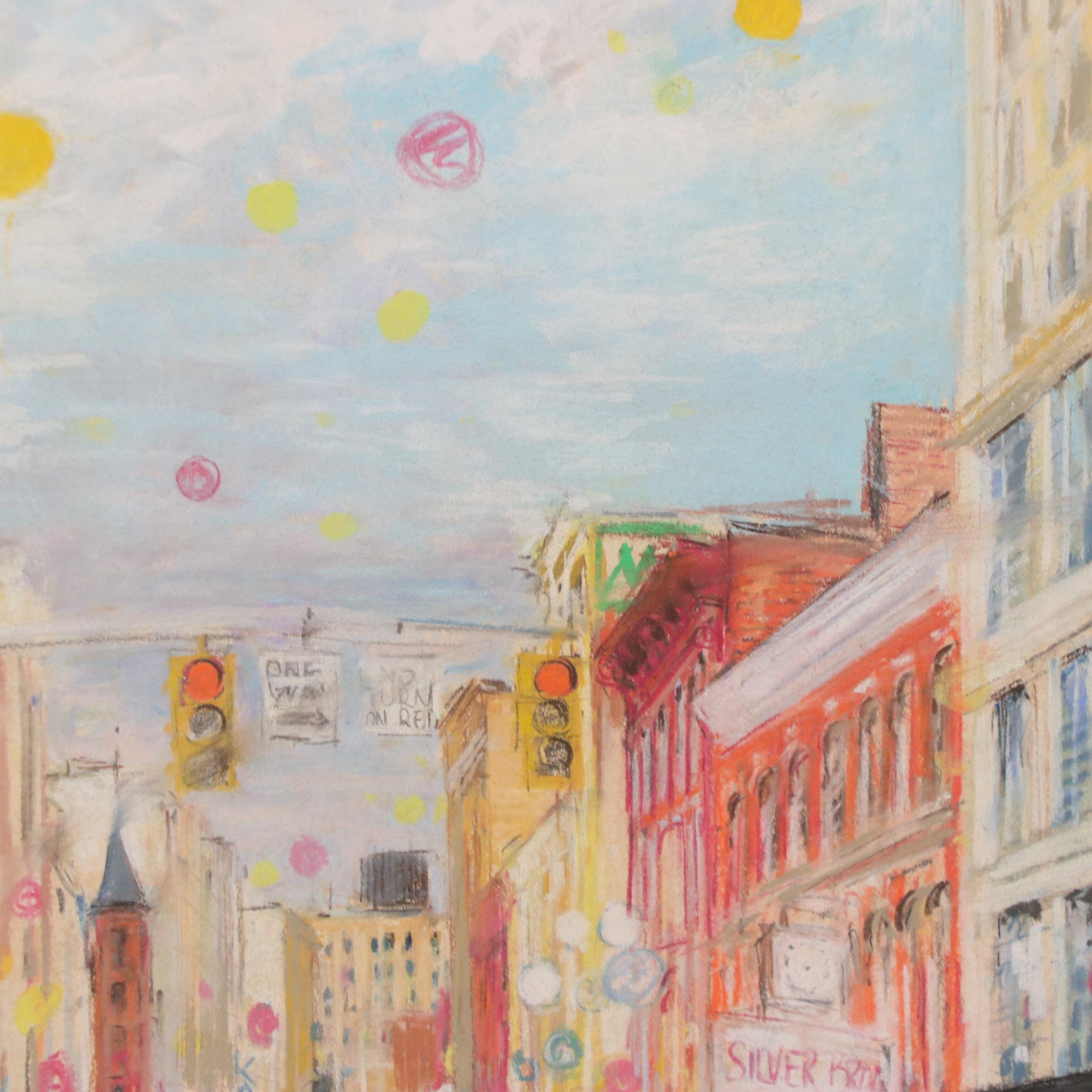 Kamil Kubik Pastel Drawing of the Charleston Regatta Festival