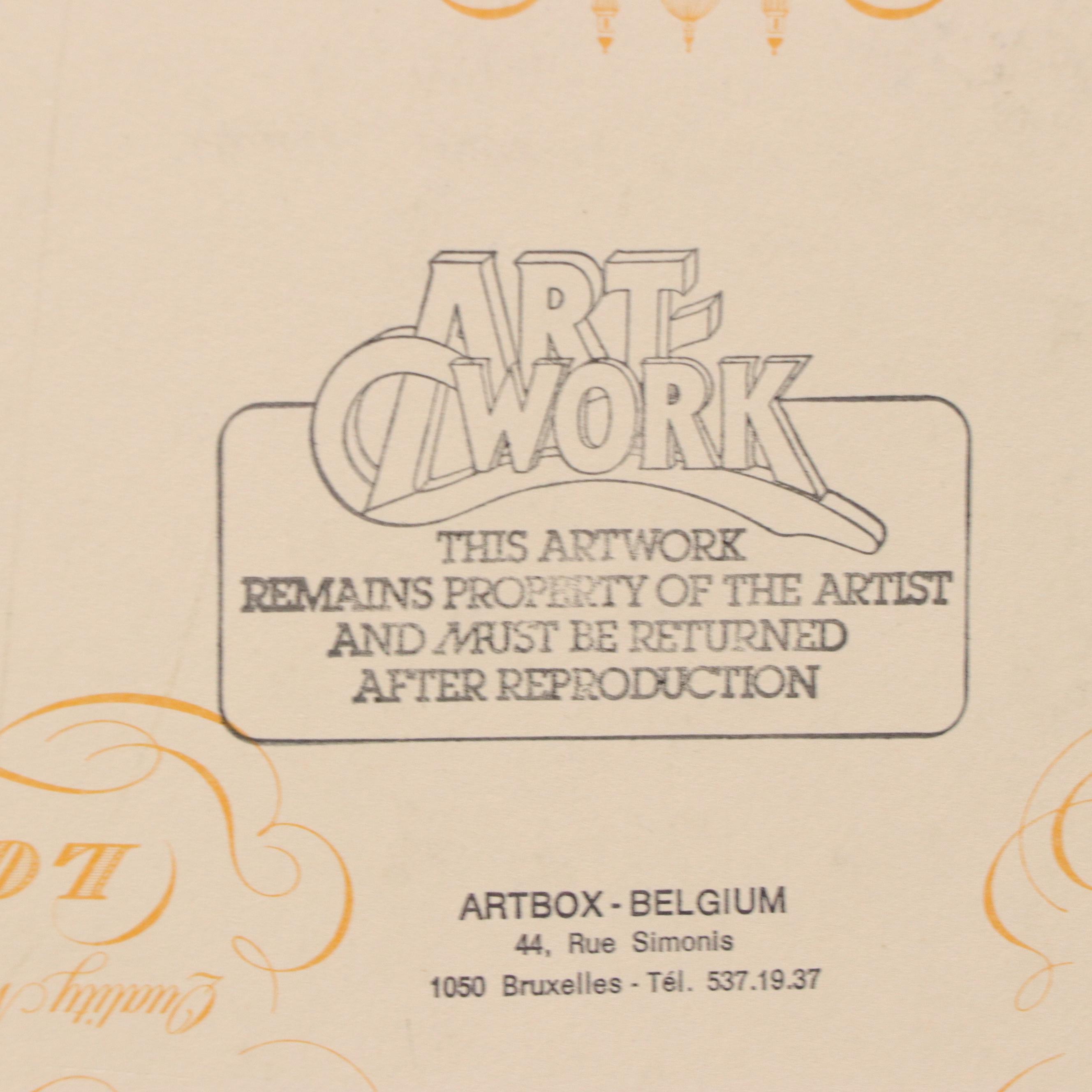 Airbrushed Acrylic Alkaline Battery Advertising Illustration, "UCAR" Robot