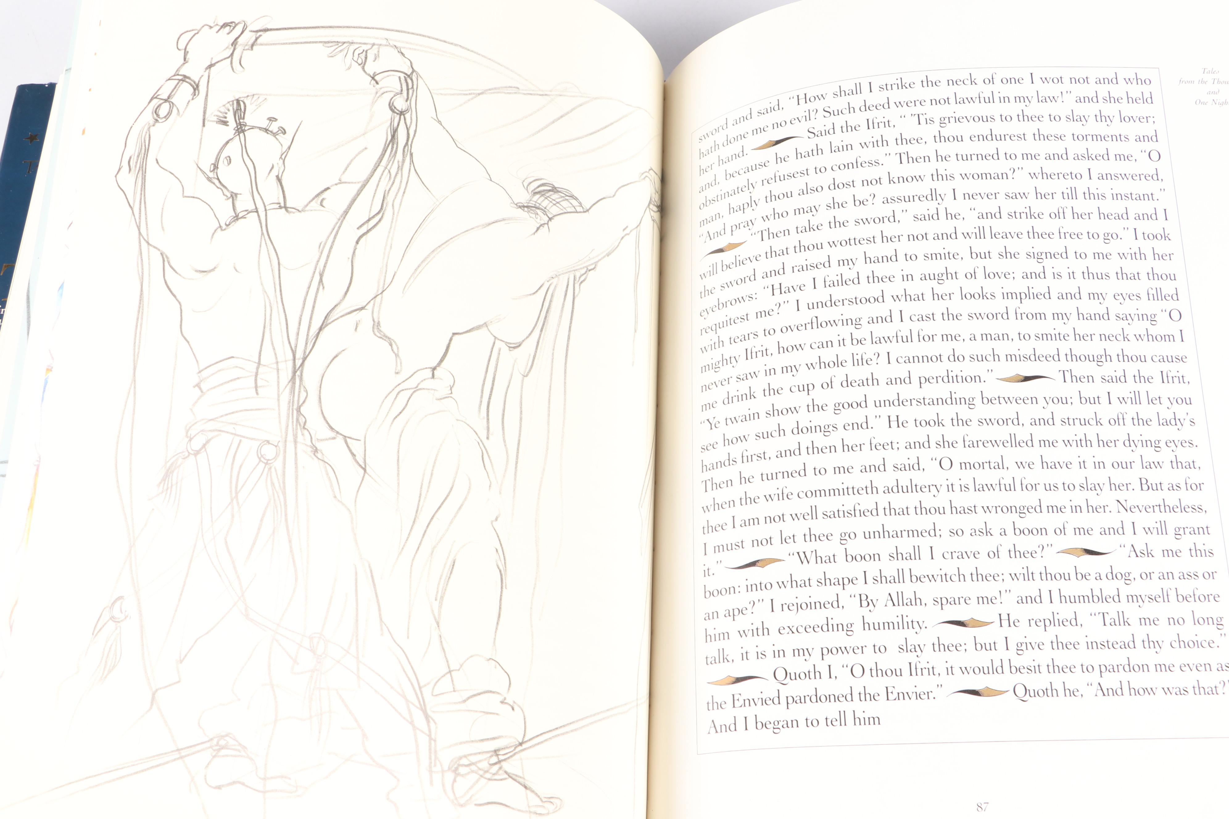 Antonio Lopez Illustrated First Edition "Tales from the Thousand and One Nights"