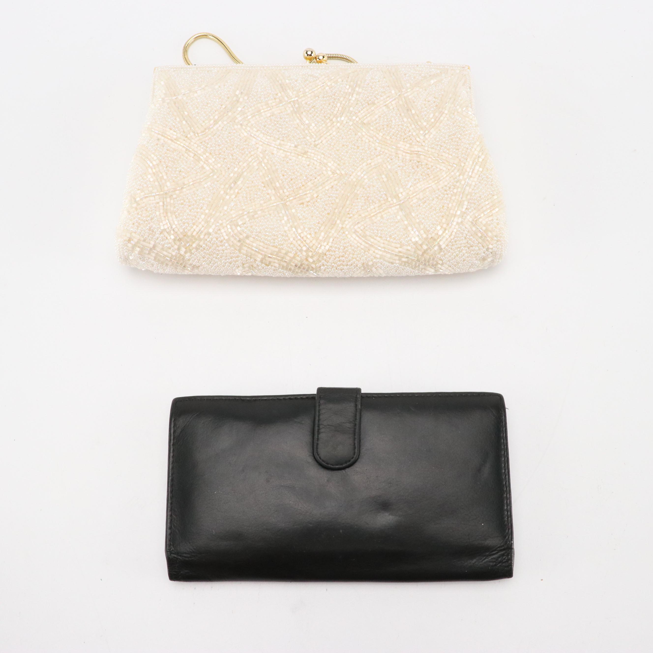 Stone Mountain Leather Sling Bag, Walborg Beaded Clutch, Leather Gloves & More