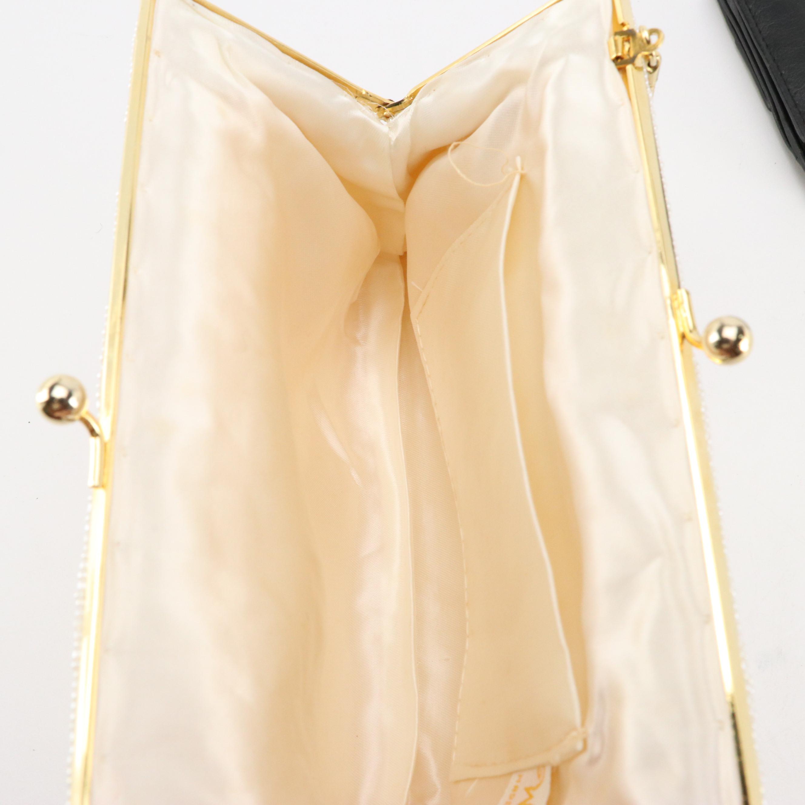 Stone Mountain Leather Sling Bag, Walborg Beaded Clutch, Leather Gloves & More