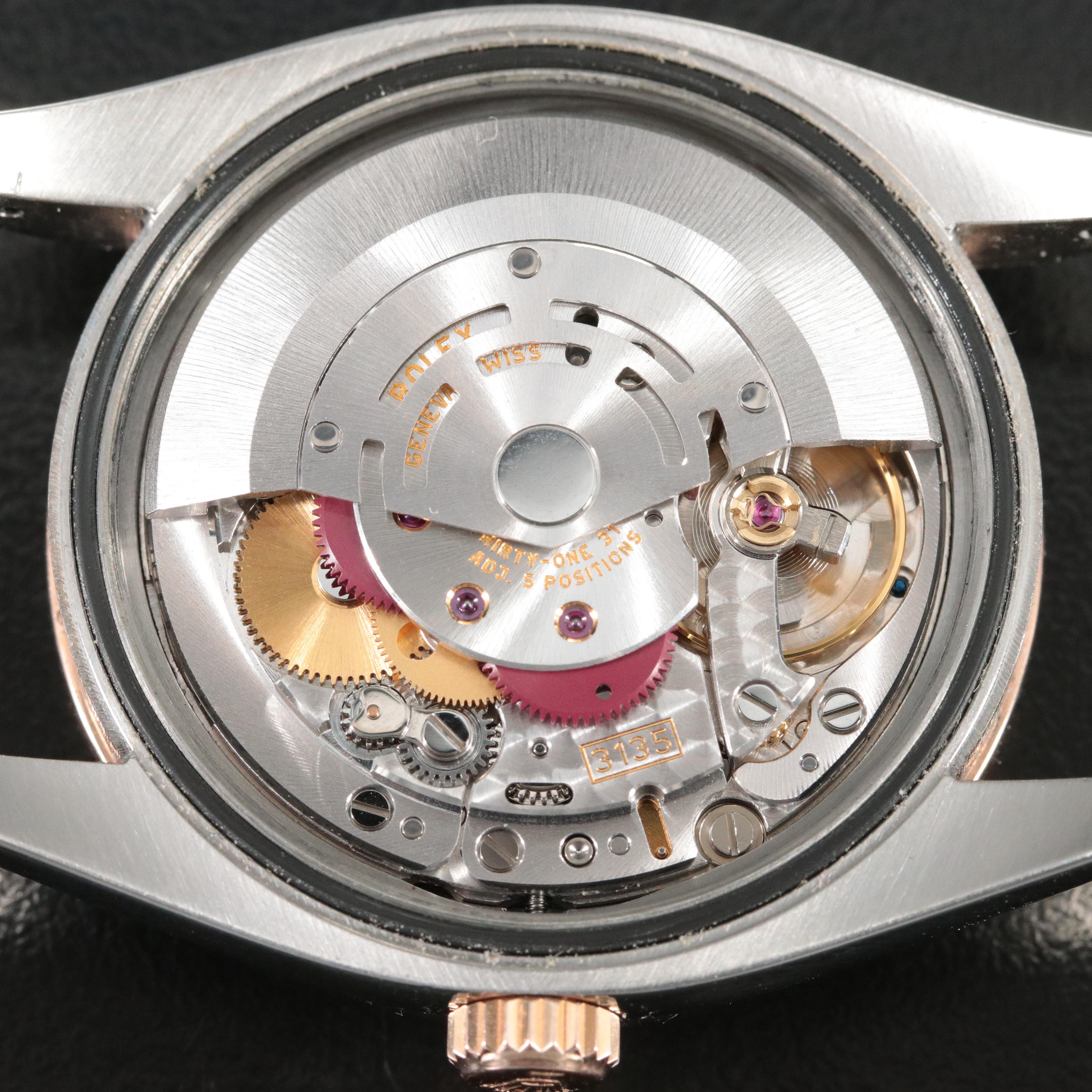 2007 Rolex 18K Everose/Steelinox Datejust w/ Factory Diamond Dial, Custom Bezel